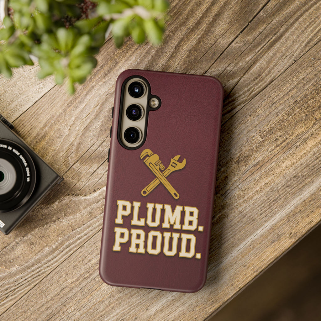 Plumb. Proud. Varsity Print Phone Case - Samsung & iPhone Series