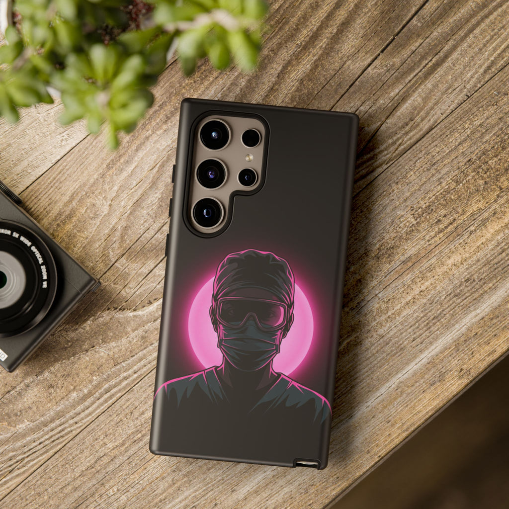 Nurse Neon Silhouette Phone Case - Samsung & iPhone Series