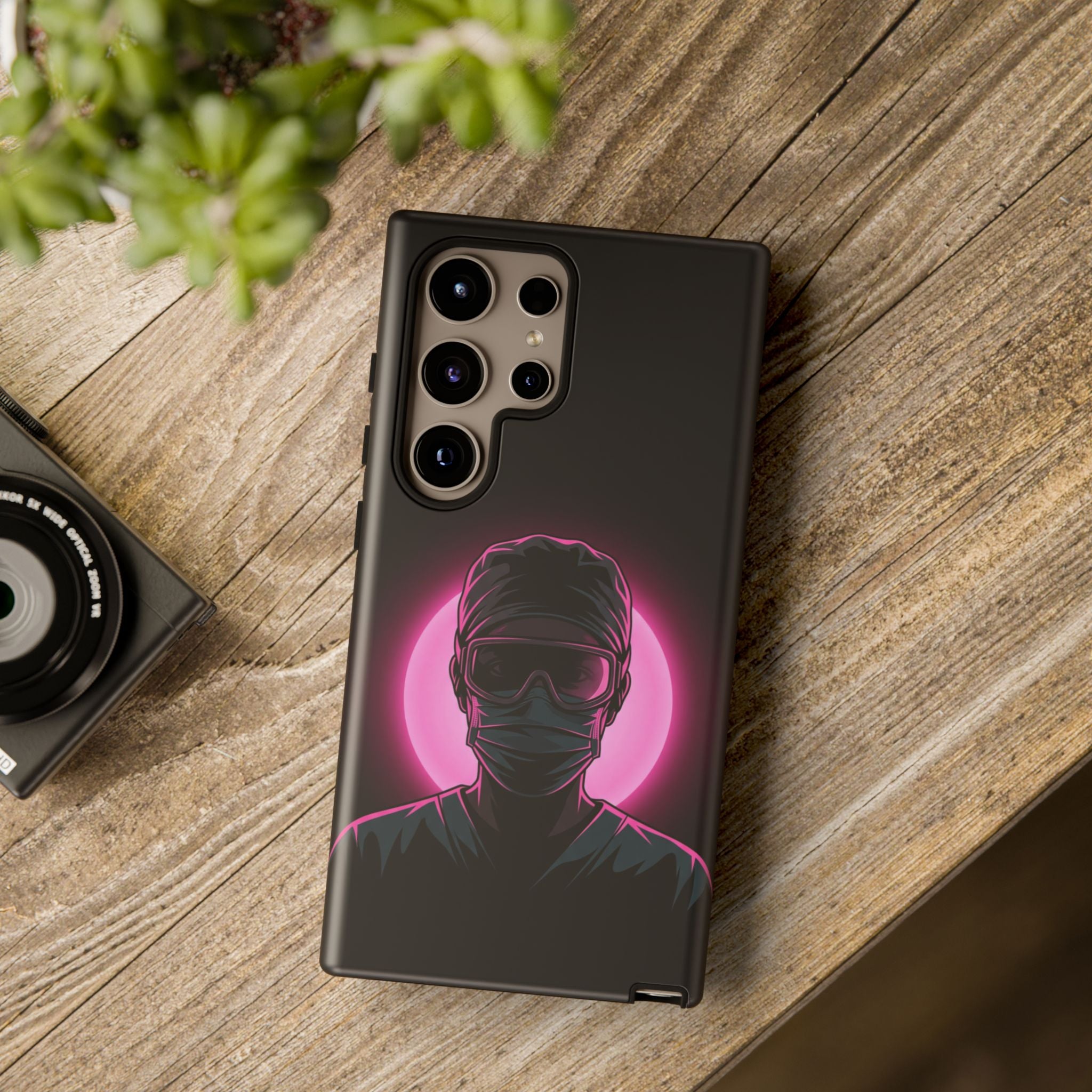 Nurse Neon Silhouette Phone Case - Samsung & iPhone Series