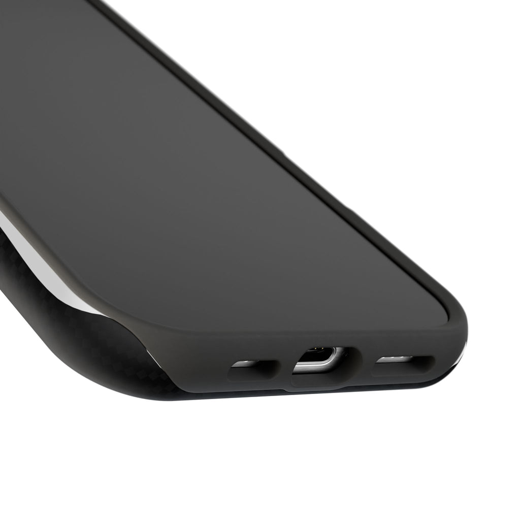 Gold Paramedic Badge Black Phone Case — Magnetic Wireless Charging Cover