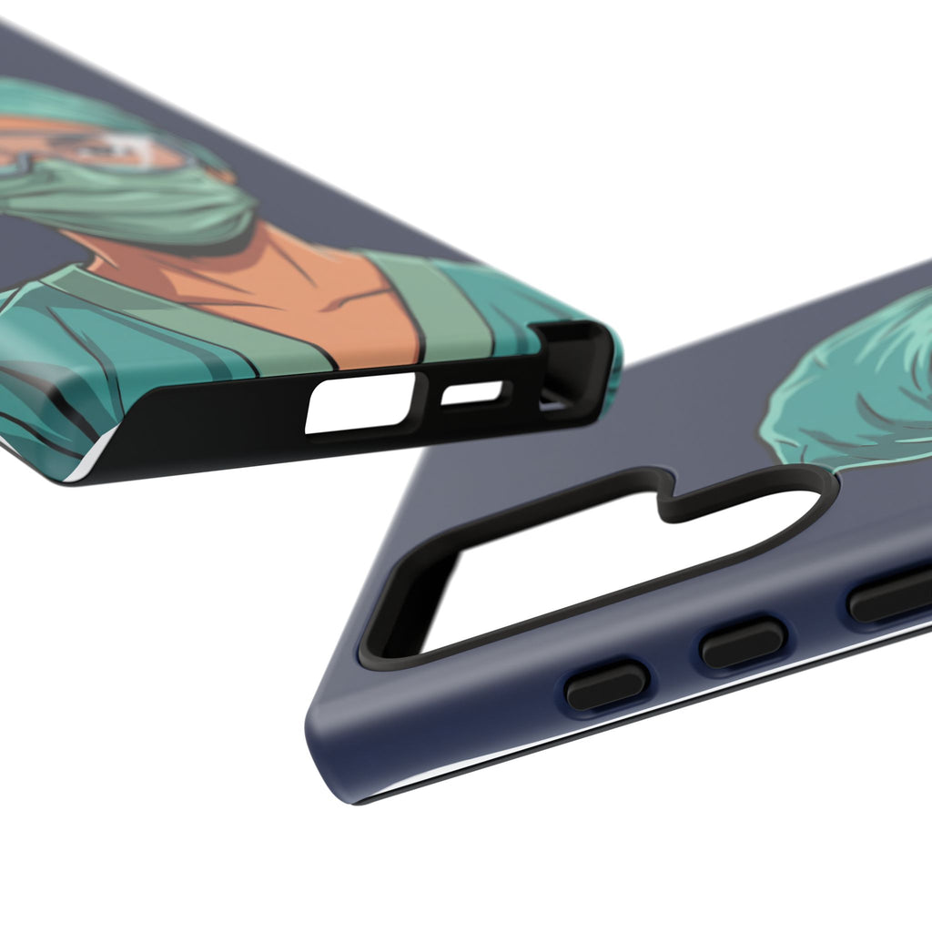 Nurse Illustrated Portrait Phone Case | iPhone & Samsung
