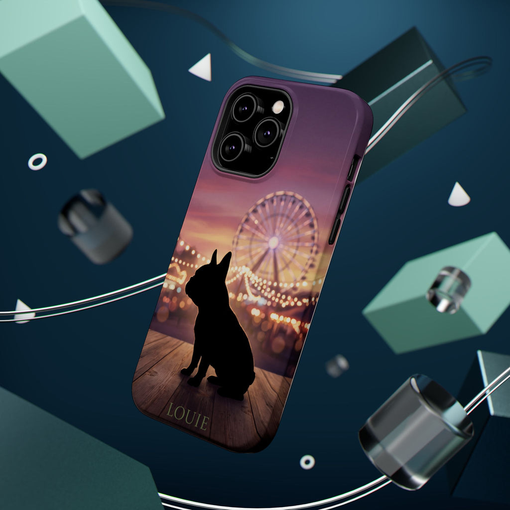 Personalized French Bulldog Carnival Nights Phone Case — Wireless Charging Cover