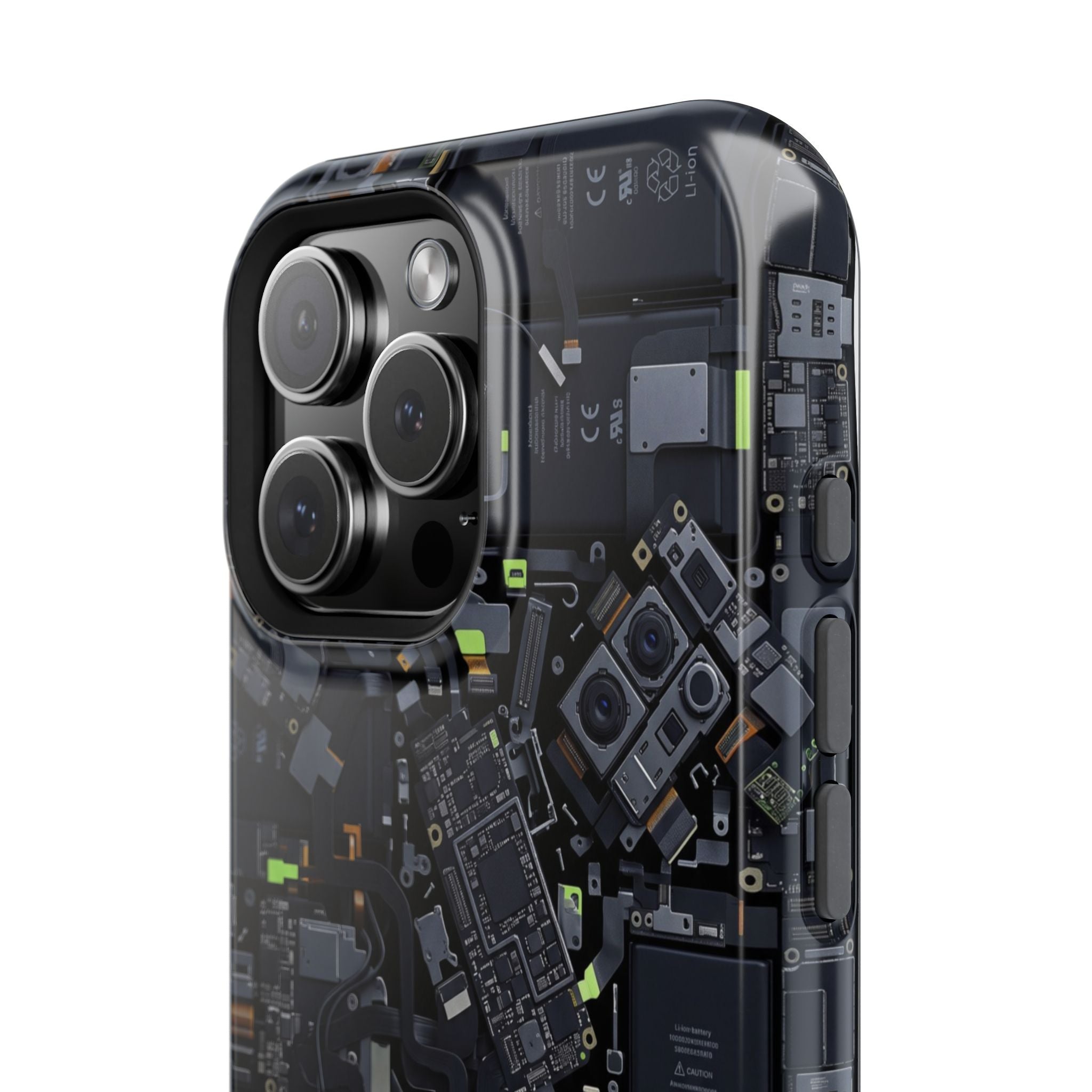 Circuit Core Phone Case — Motherboard Print Wireless Charging Cover