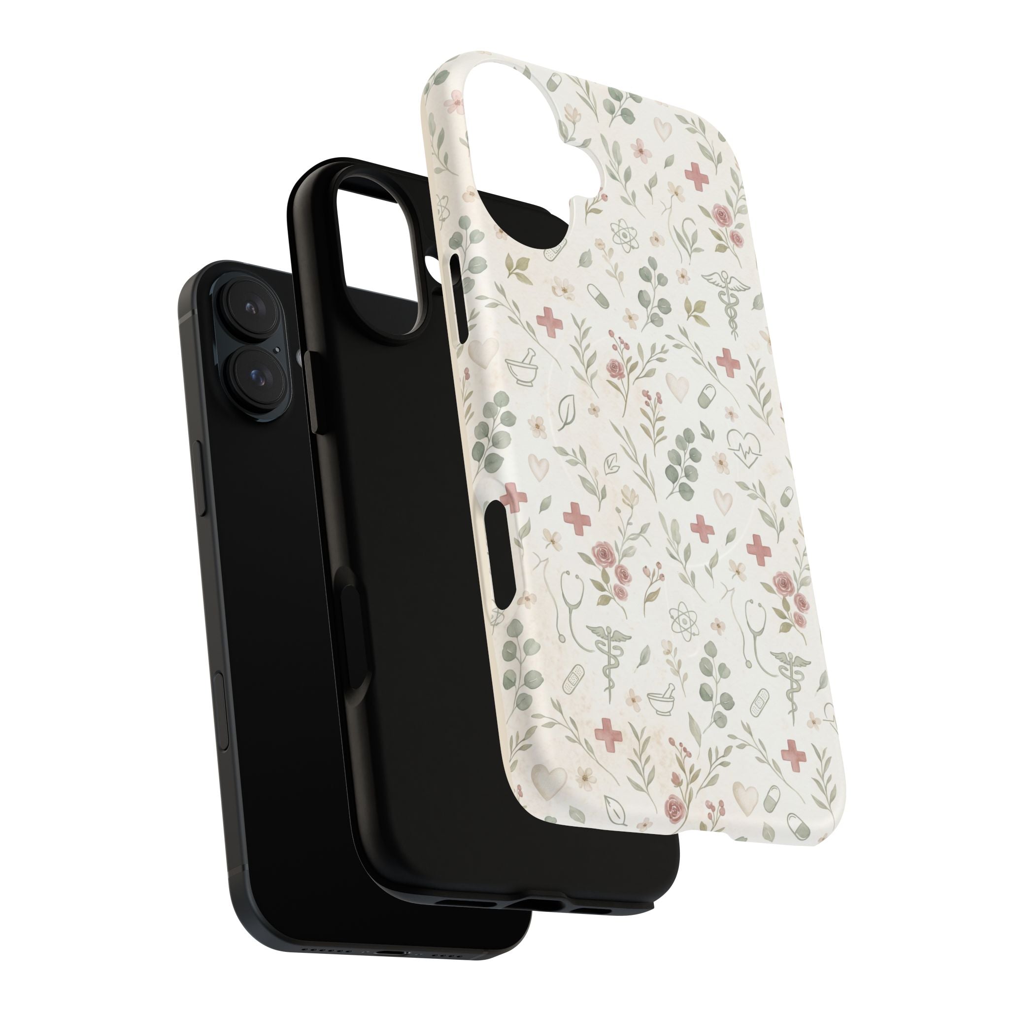 Floral Watercolor Phone Case – Botanical Print Case for iPhone