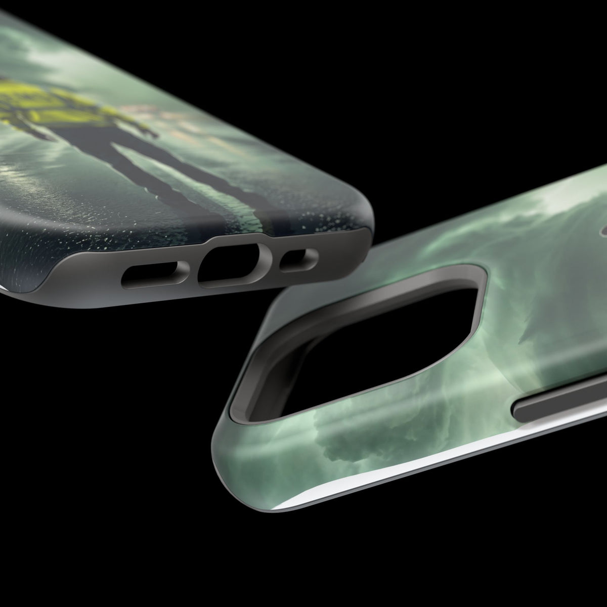 EMS Green Storm Phone Case — Magnetic Wireless Charging Cover