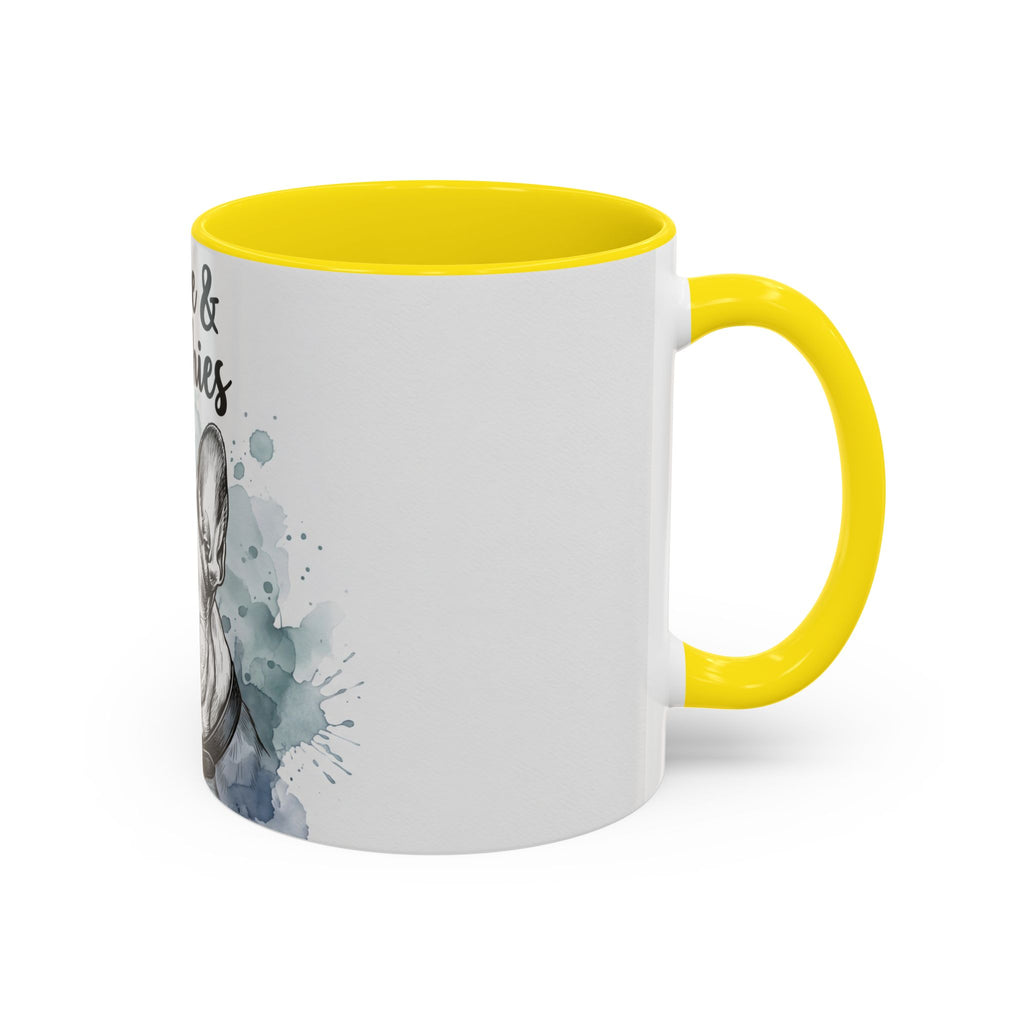 Coffee & Frenchies Mug | French Bulldog Lover Gift | Watercolor Dog Mug