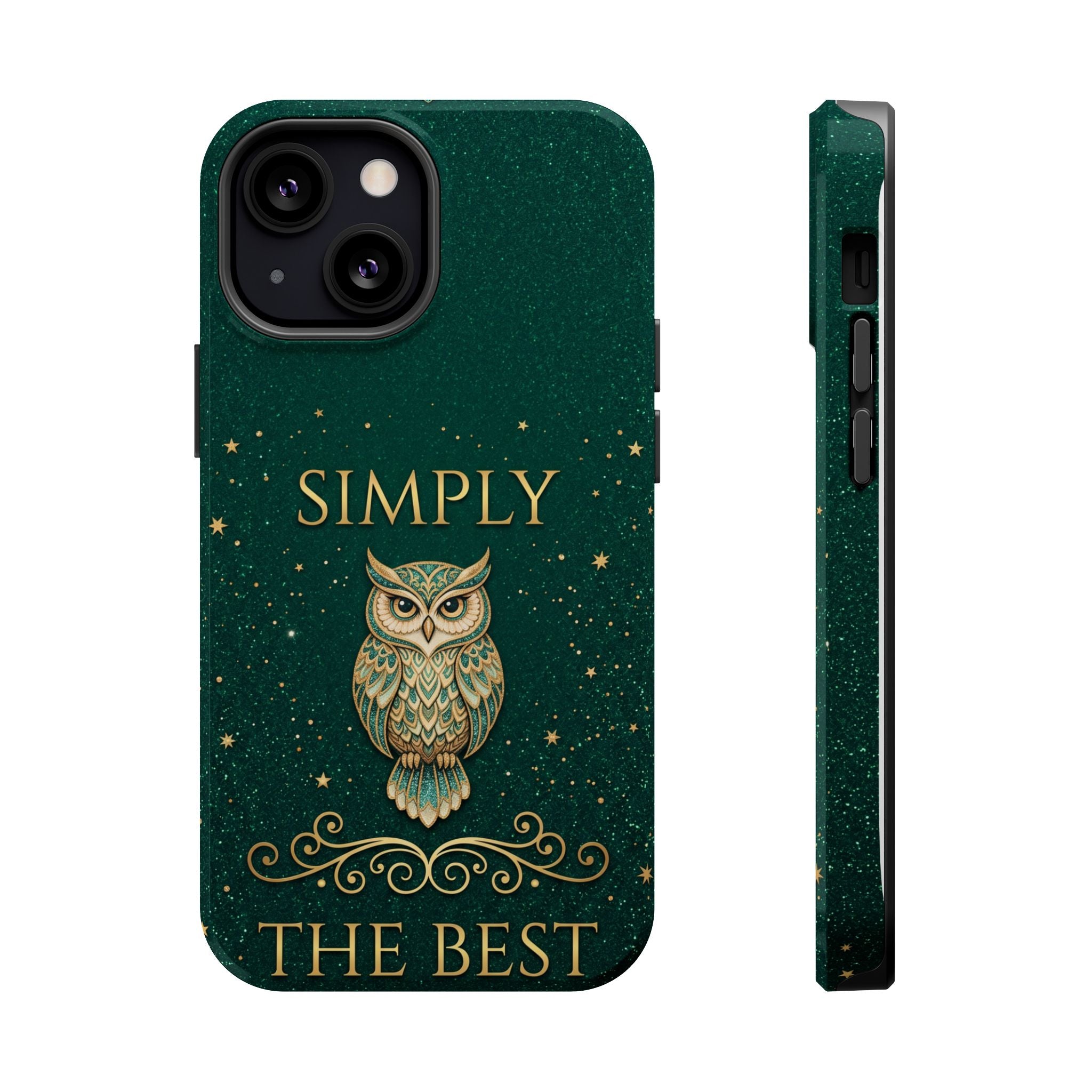 Simply The Best Wise Owl Phone Case — Wireless Charging Cover