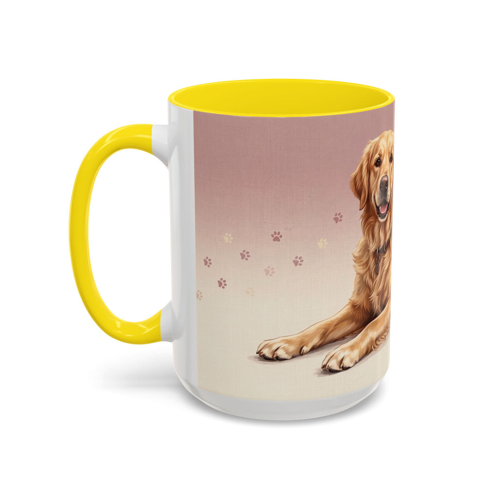 Golden Retriever Lying Down Mug | Golden Retriever Lover Gift | Cute Dog Coffee Mug