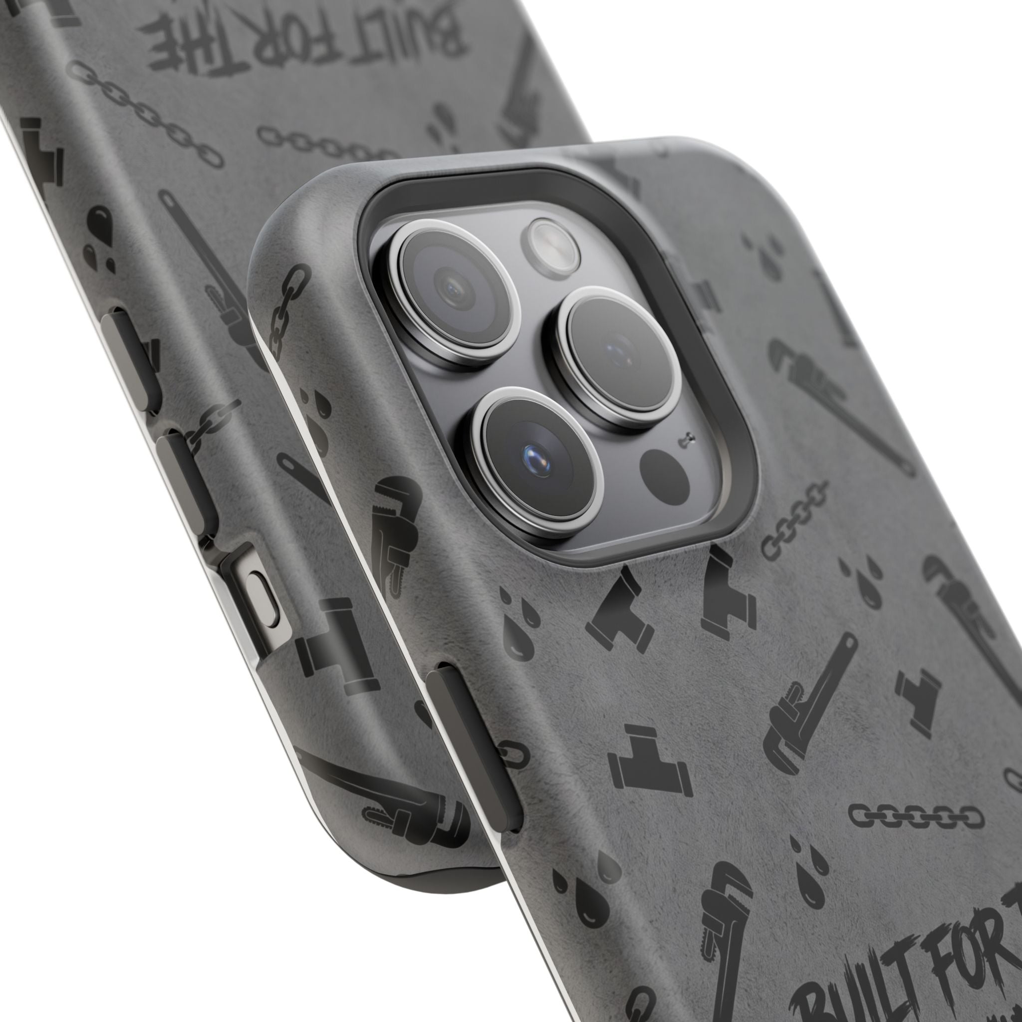 Built for the Grind Phone Case — Plumber Tools Wireless Charging Cover