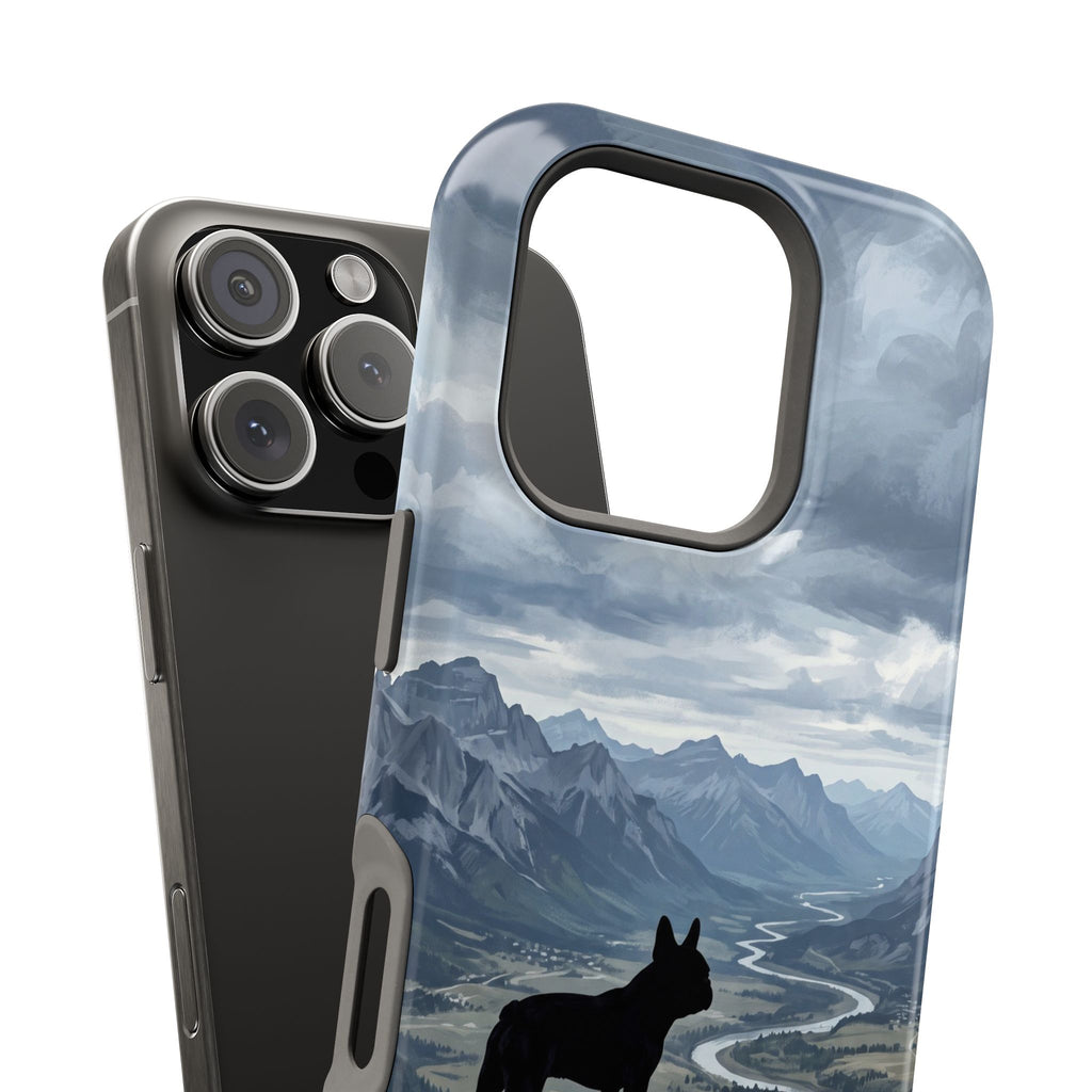 Personalized French Bulldog Mountain Valley Phone Case — Wireless Charging Cover