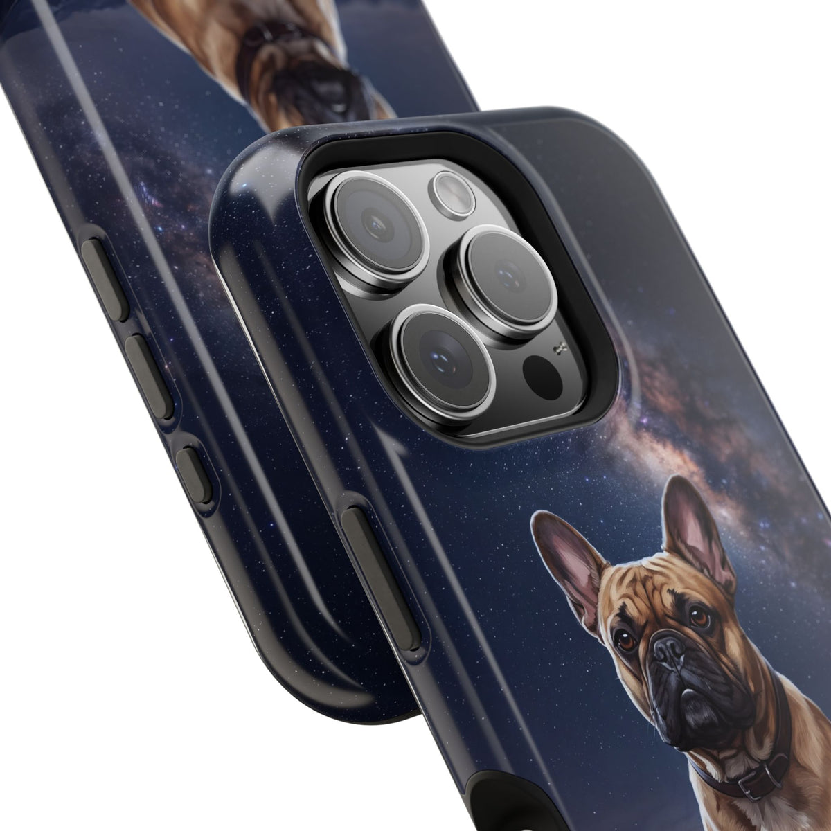 Personalized French Bulldog Starry Night Sky Phone Case — Wireless Charging Cover