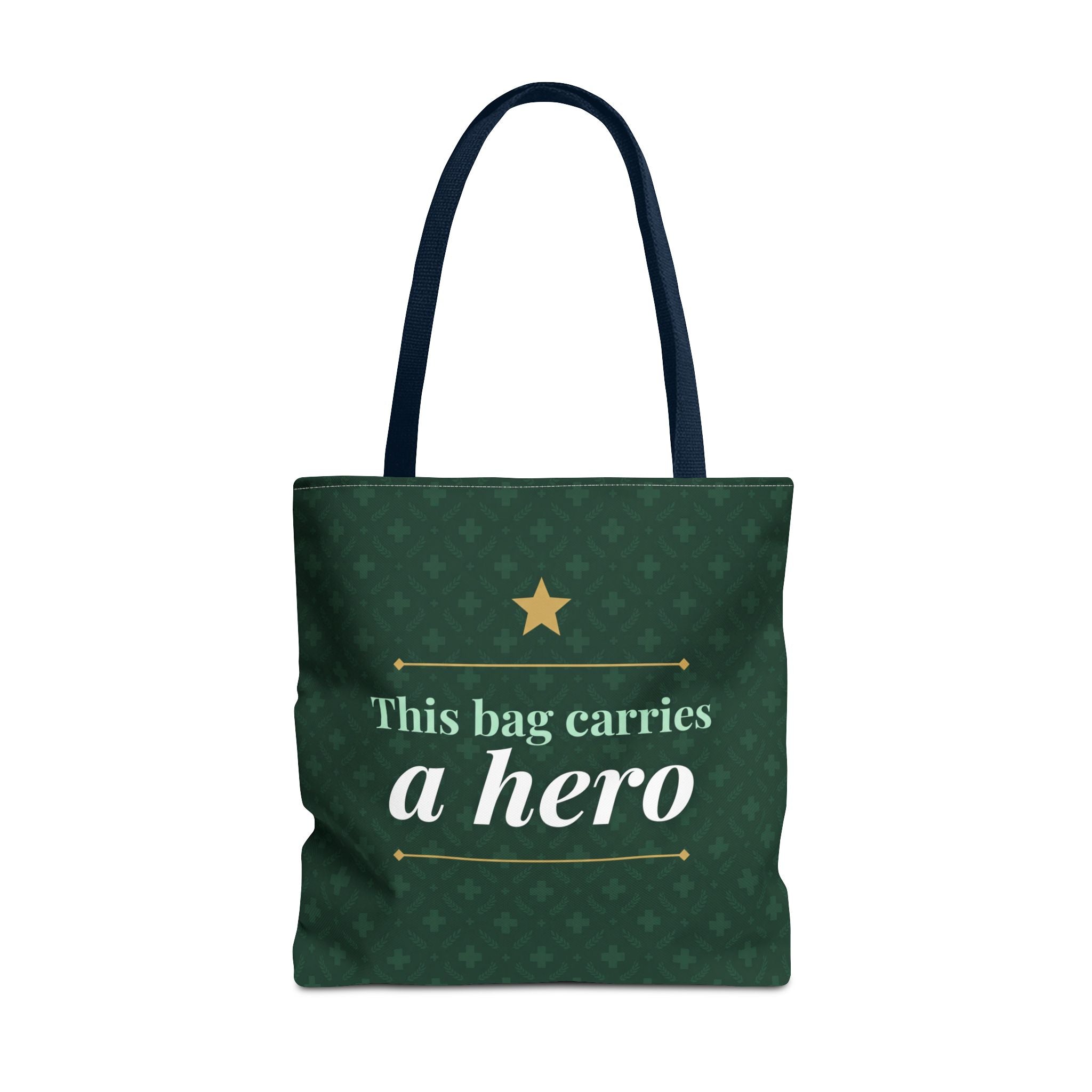 This Bag Carries a Hero Tote | Nurse Gift Tote Bag | Essential Worker Appreciation Gift | Premium Polyester Carry-All