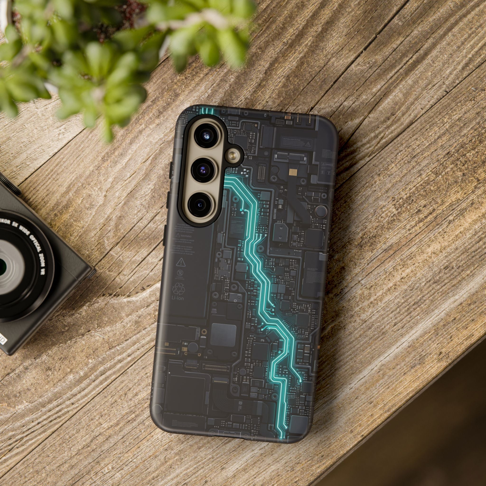 Electrician Cyan Circuit Phone Case - Samsung & iPhone Series