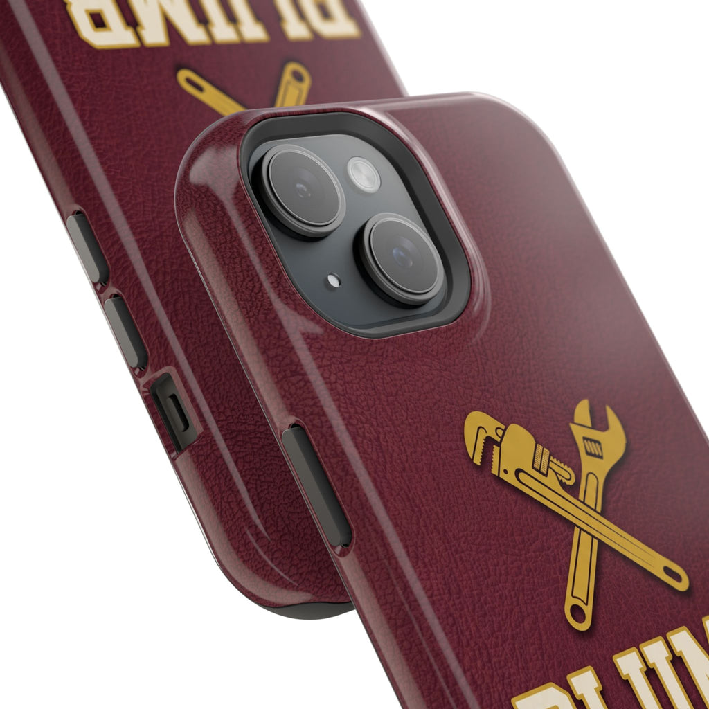 Plumb. Proud. Phone Case — Crossed Wrenches Wireless Charging Cover