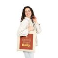 Nurse Tote Bag – Saving lives daily – Cotton Canvas Tote Bag for Nurses
