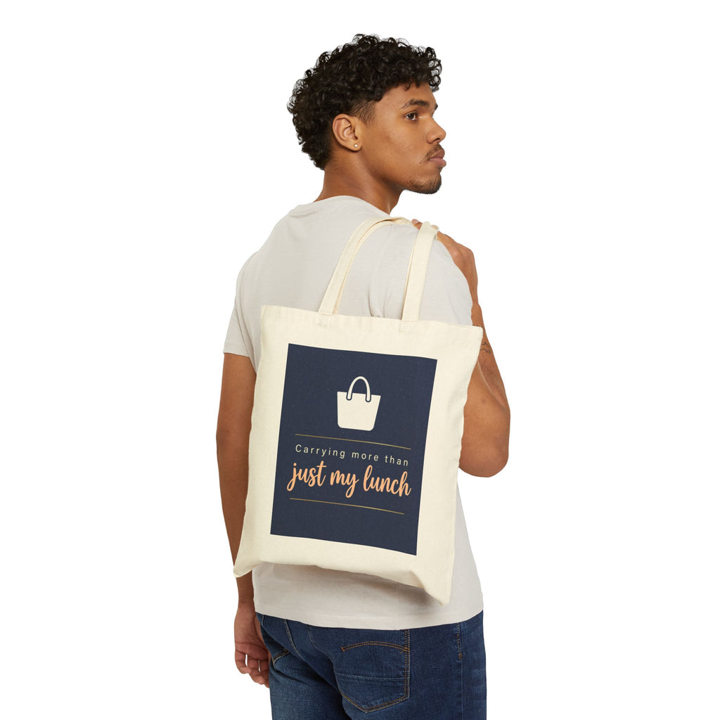 Nurse Tote Bag – Carrying more than just my lunch – Cotton Canvas Tote Bag for Nurses
