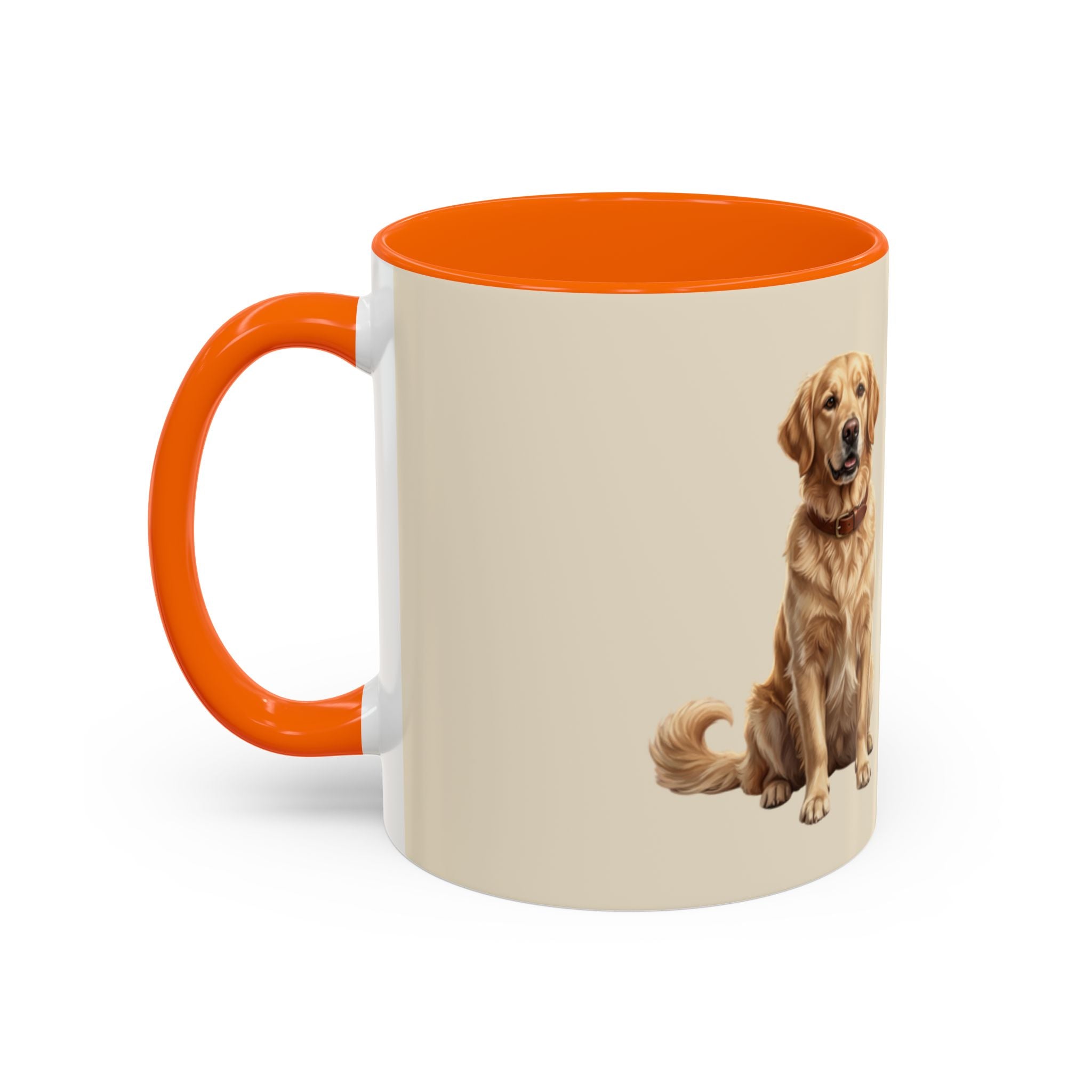 Personalized Golden Retriever Mug | Custom Name & Message Dog Mom Dad Coffee Mug
