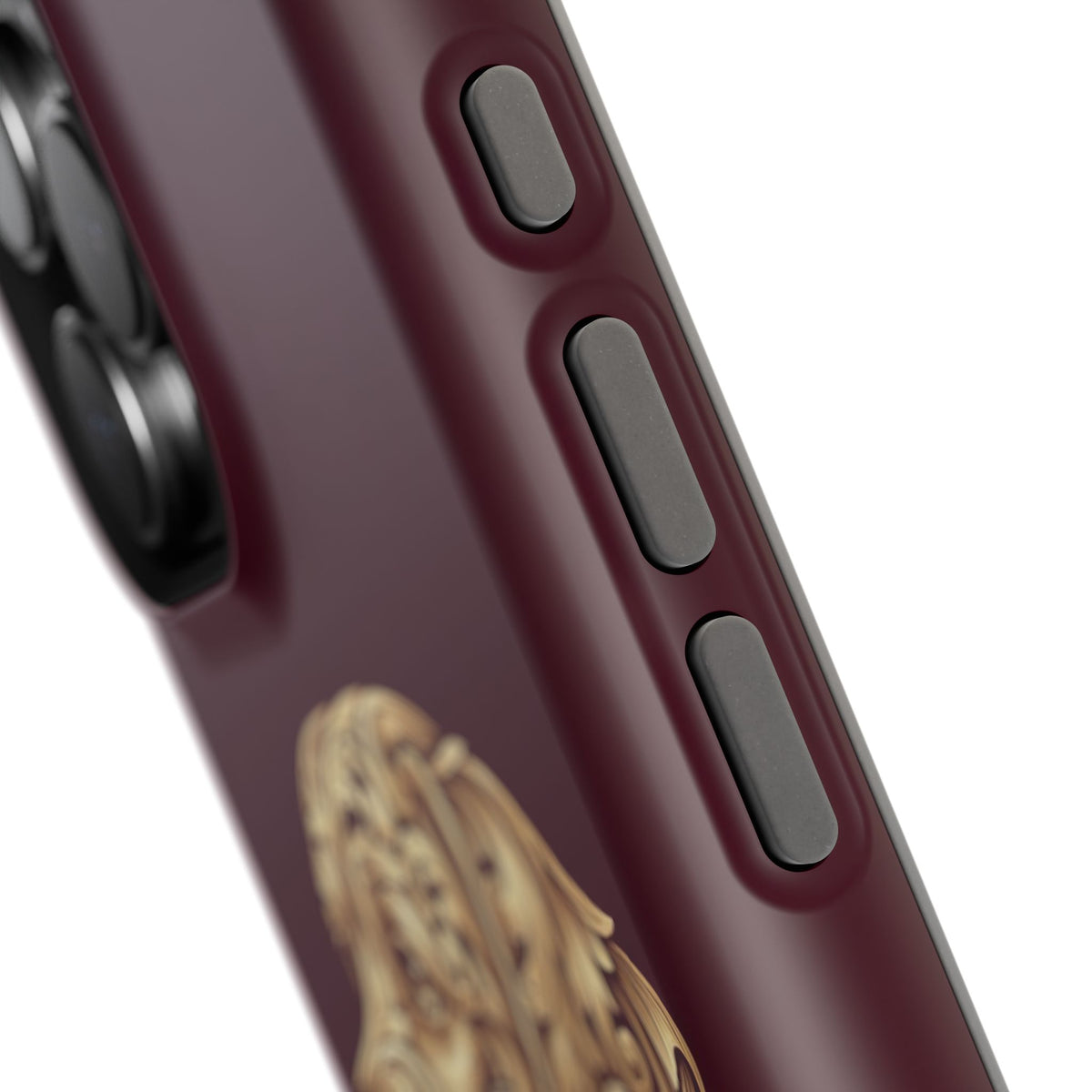 Personalized Gold Filigree Labrador Phone Case — Tough Magnetic Case with Wireless Charging