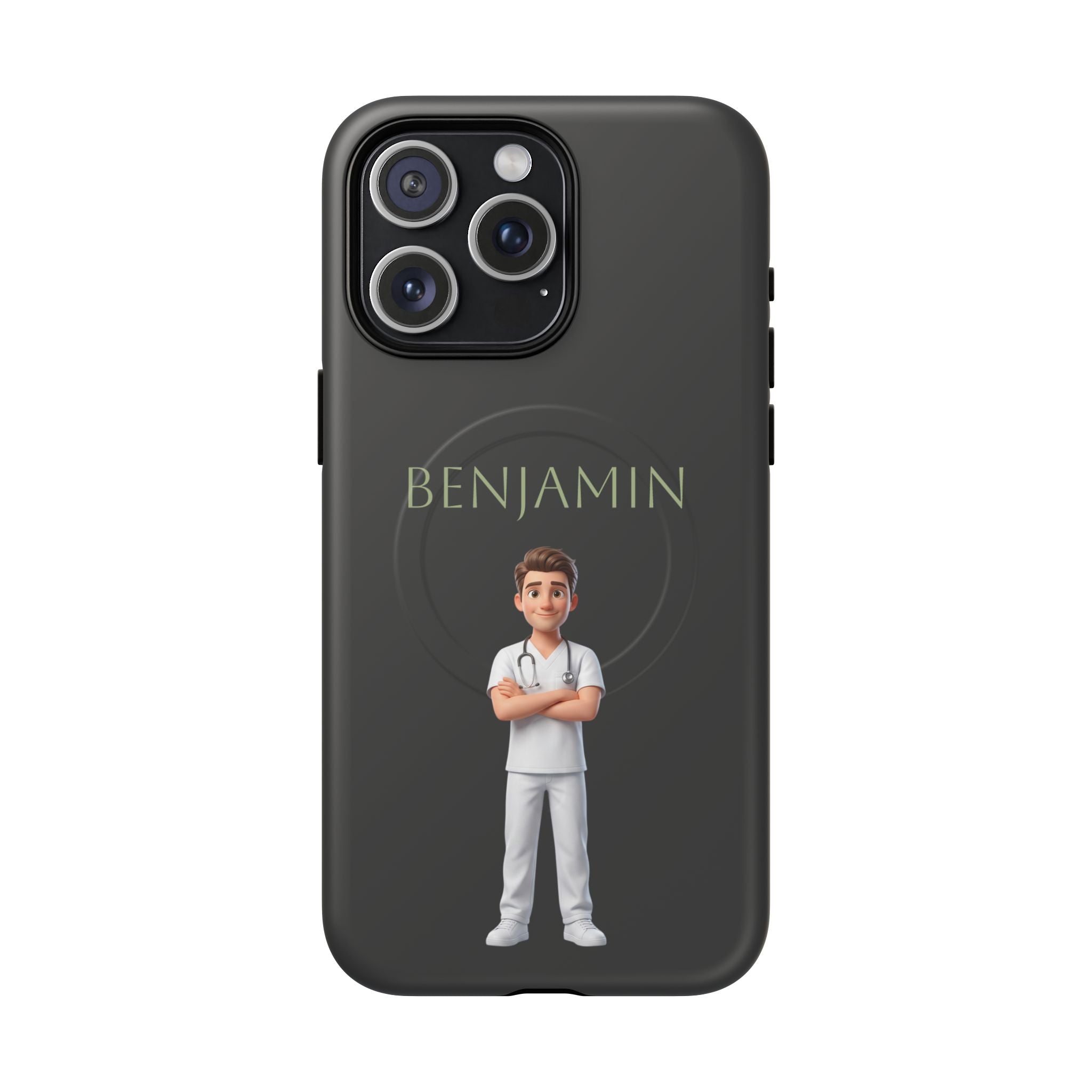 Personalized Nurse Phone Case | MagSafe Compatible, Custom Name iPhone Case