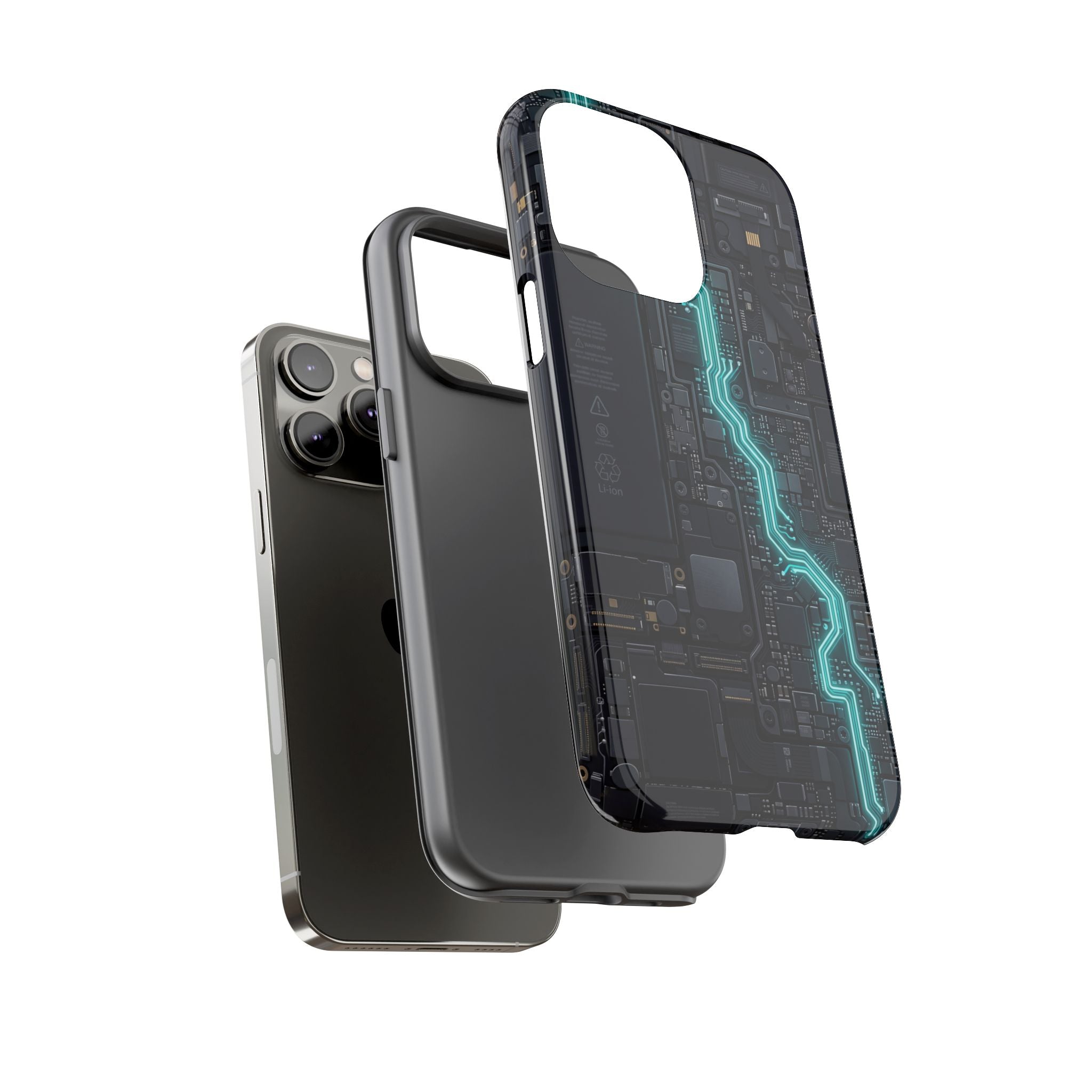 Electrician Cyan Circuit Phone Case - Samsung & iPhone Series