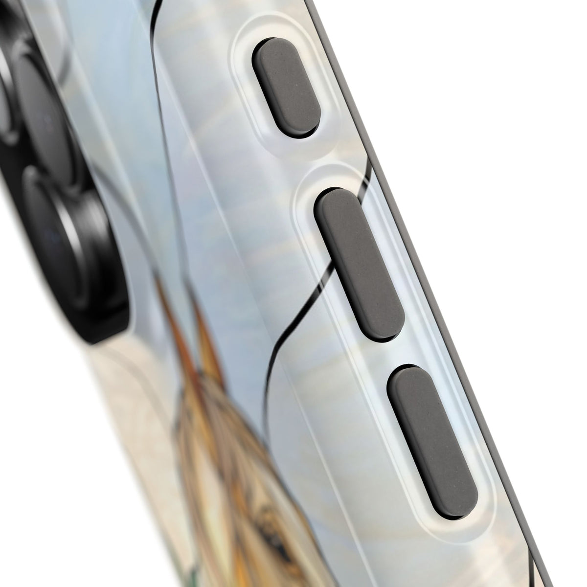 Floral Stained Glass Horse Phone Case — Tough Magnetic Case with Wireless Charging