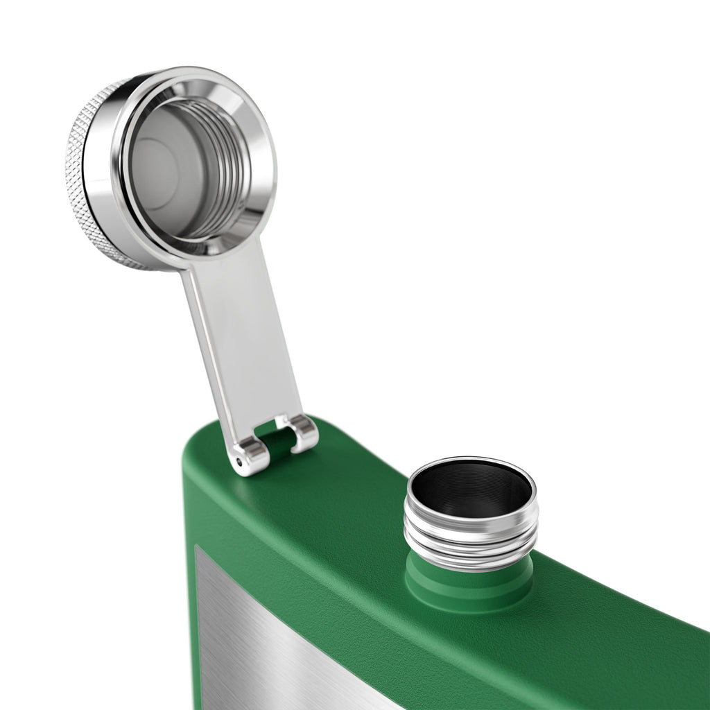 Flask — "Residential Plumber: Homes I've Saved" 6oz Stainless Steel Hip Flask