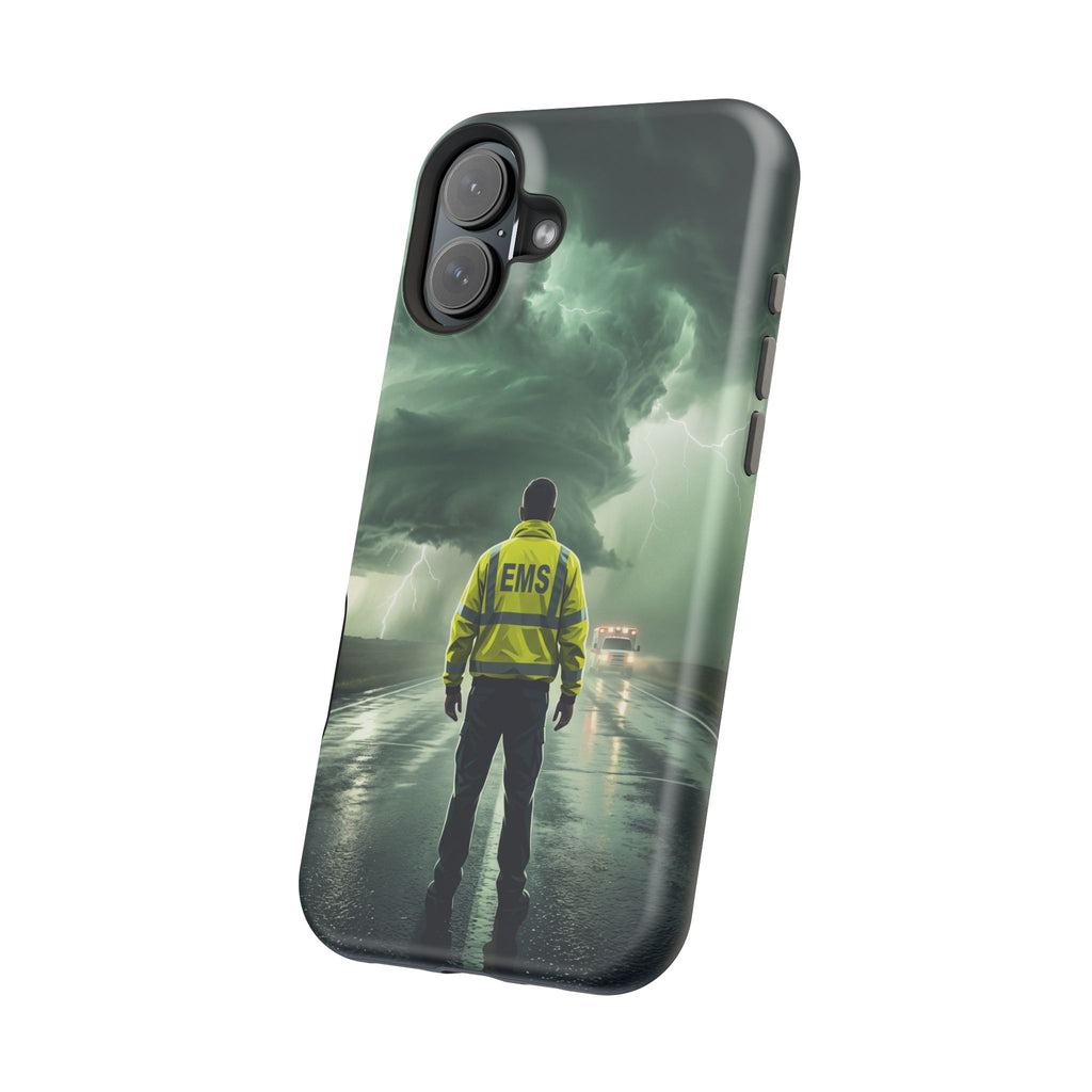 EMS Green Storm Phone Case — Magnetic Wireless Charging Cover