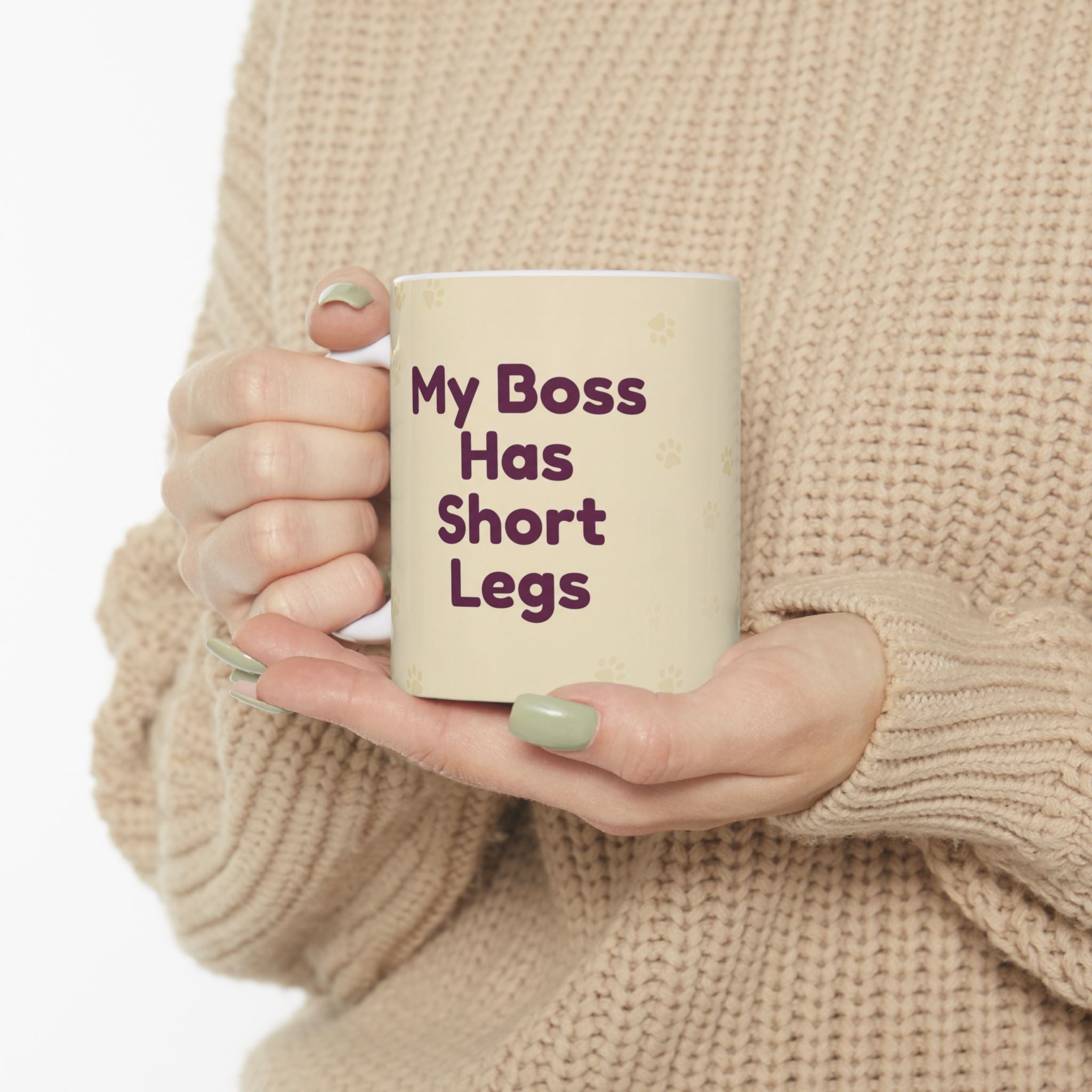 My Boss Has Short Legs - Funny Dachshund Mug - Gift for Dachshund Lovers
