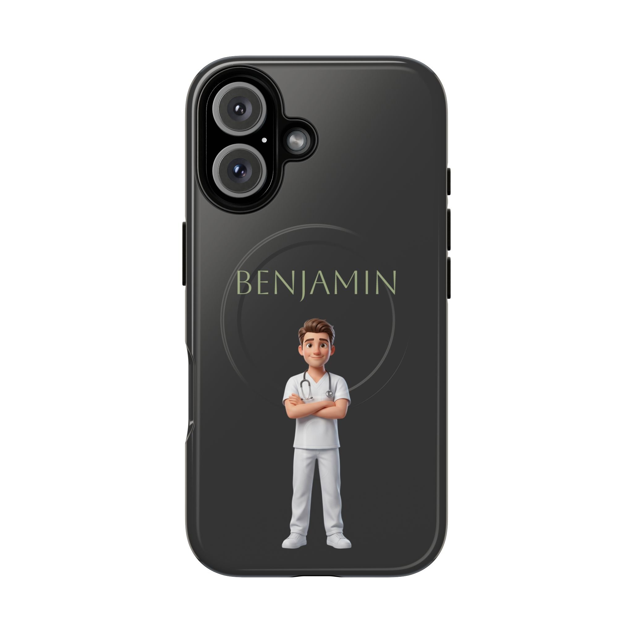 Personalized Nurse Phone Case | MagSafe Compatible, Custom Name iPhone Case