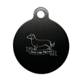 Short Legs , Big Love | Dachshund Pet Tag | Circle | Bone | Heart  | Dog gifts