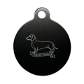 Weiner forever | Dachshund Engraved Pet Tag | Circle | Bone | Heart  | Dog gifts