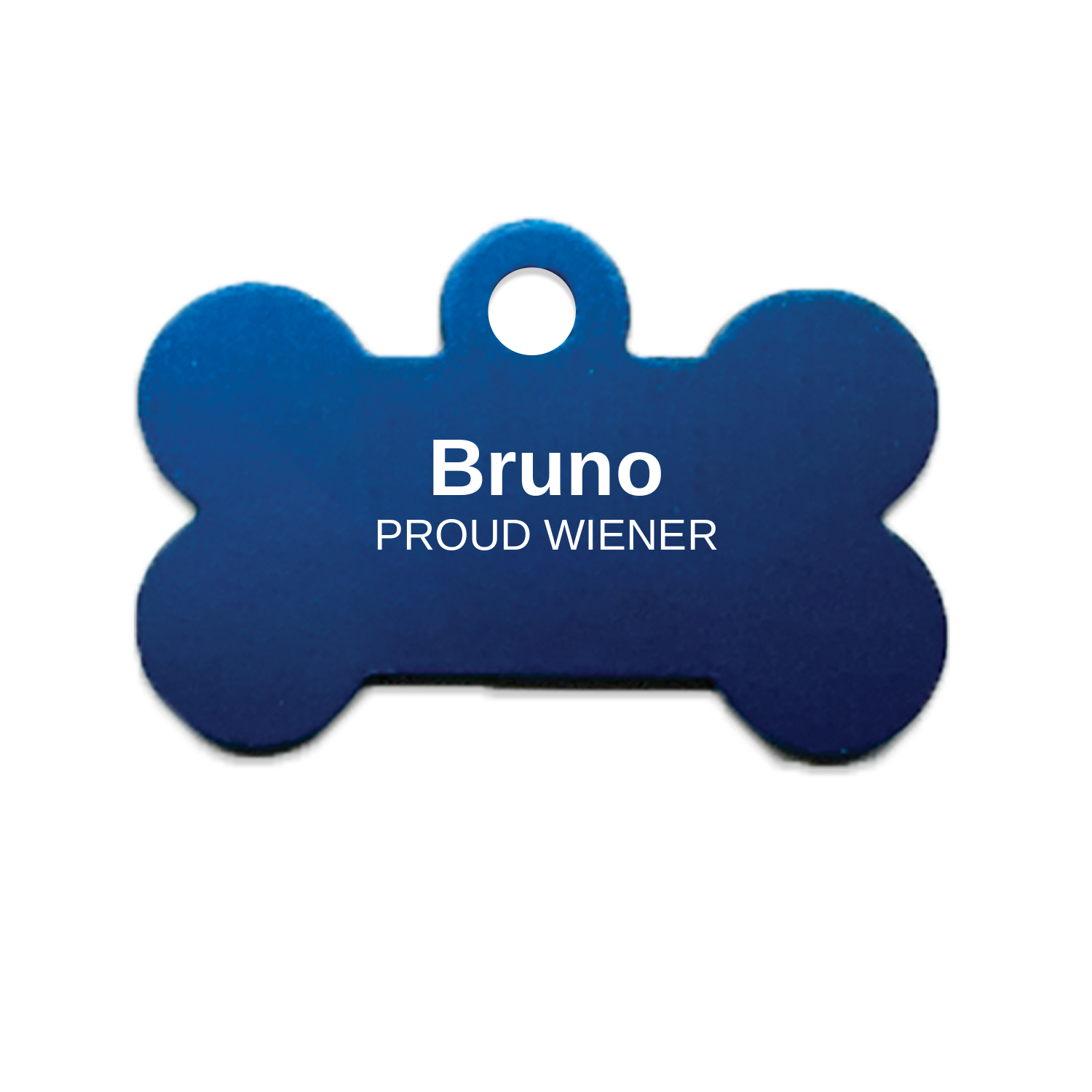 Personalized Dachshund Pet Tag - Custom Engraved Name Tag for Dog Collar, Heart Bone Circle Shape
