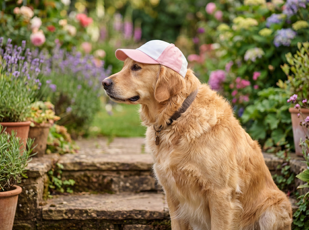 Personalized Golden Retriever Trucker Hat – Custom Name Dog Dad Cap, Golden Retriever Owner Gift