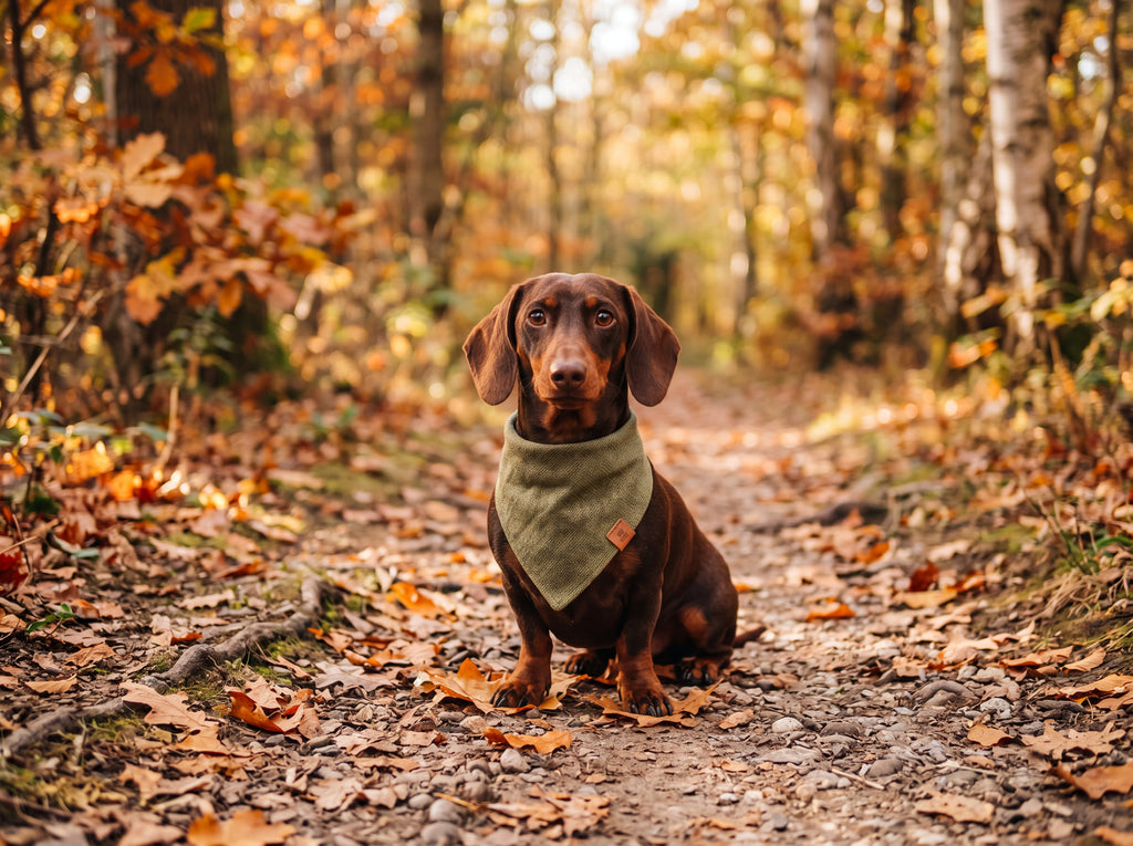 Dachshund Bandana for Dogs | Sketch Art Pet Bandana | Cute Dachshund Lover Gift