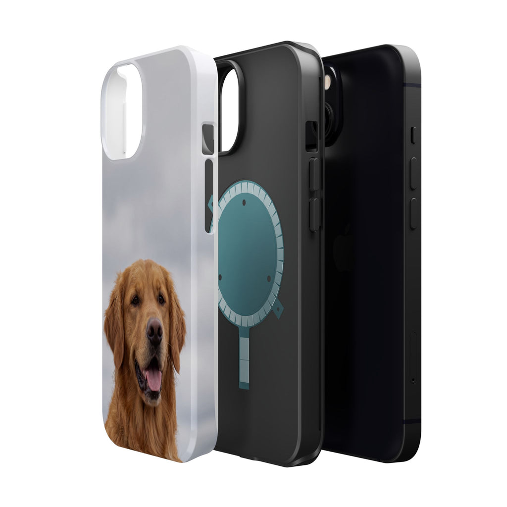 Golden Retriever Phone Case — Impact-Resistant Wireless Charging Cover