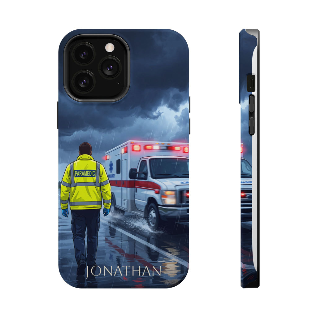 Personalized EMS Storm Phone Case — Wireless Charging Cover