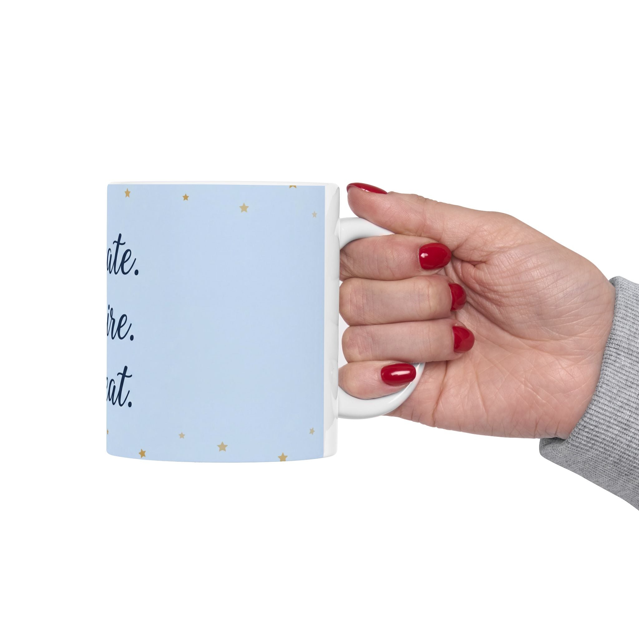 Teacher Coffee Mug - Educated Inspire repeat – Teacher Appreciation Gift – End of Term Gift