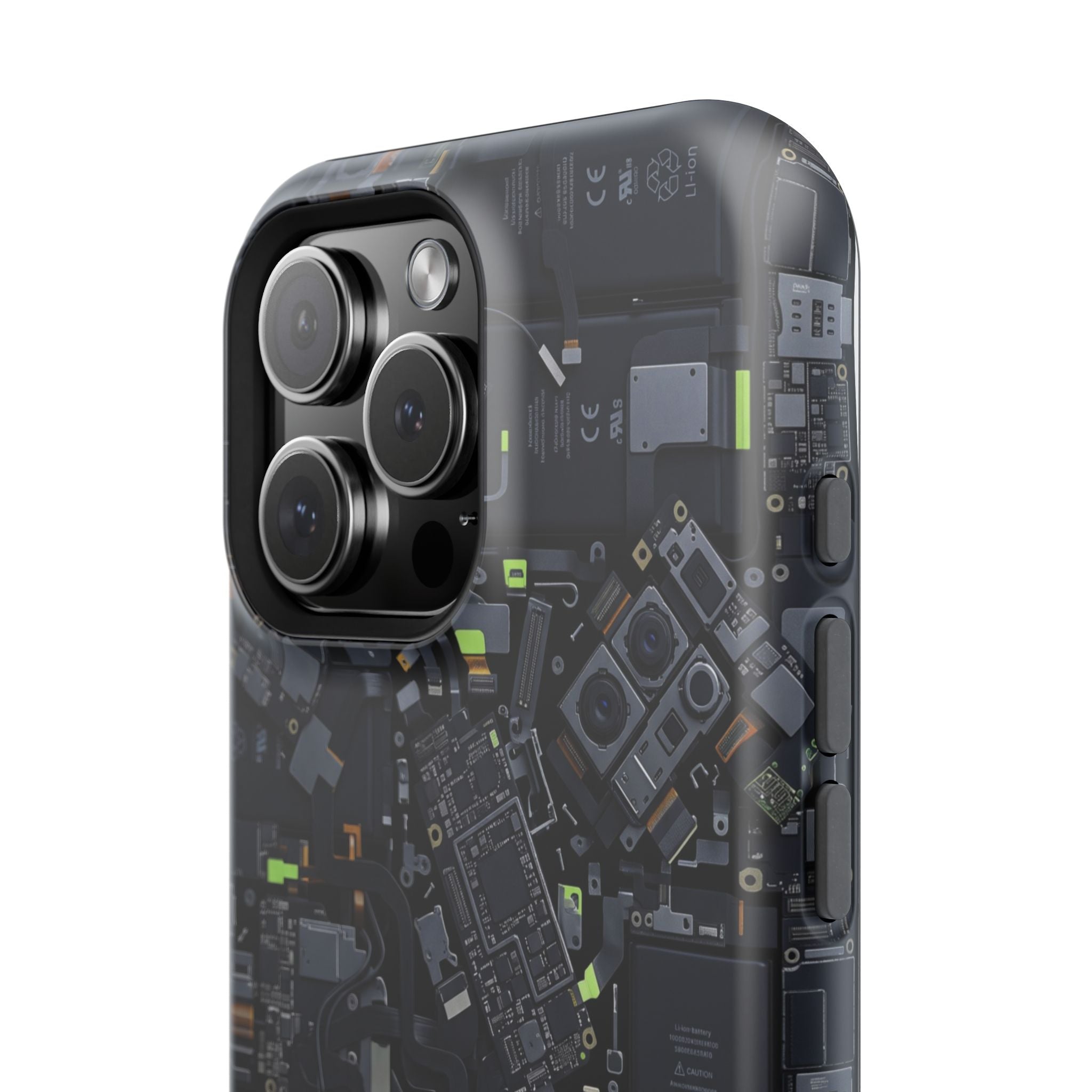Circuit Core Phone Case — Motherboard Print Wireless Charging Cover