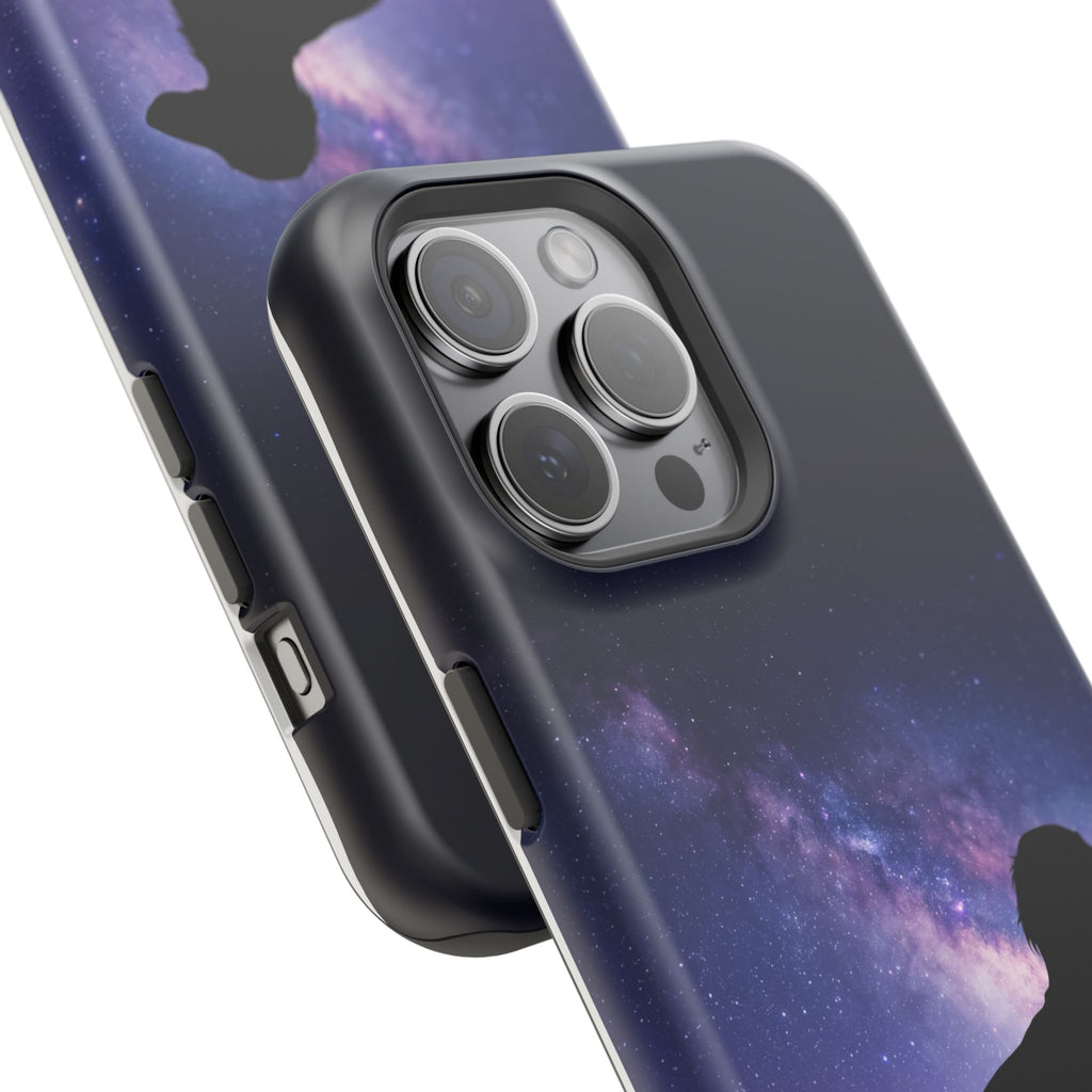 Personalized Dachshund Starry Night Phone Case — Wireless Charging Cover
