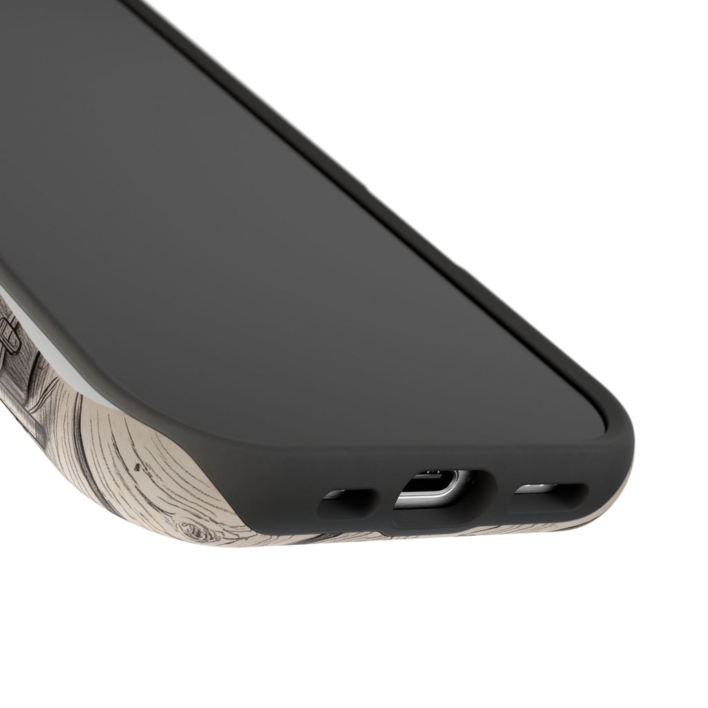 Personalized Dachshund Sunset Beach Phone Case — Wireless Charging Cover