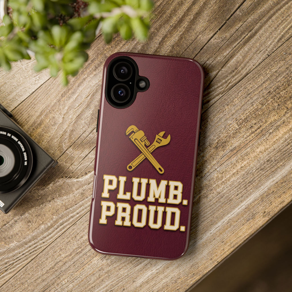 Plumb. Proud. Varsity Print Phone Case - Samsung & iPhone Series