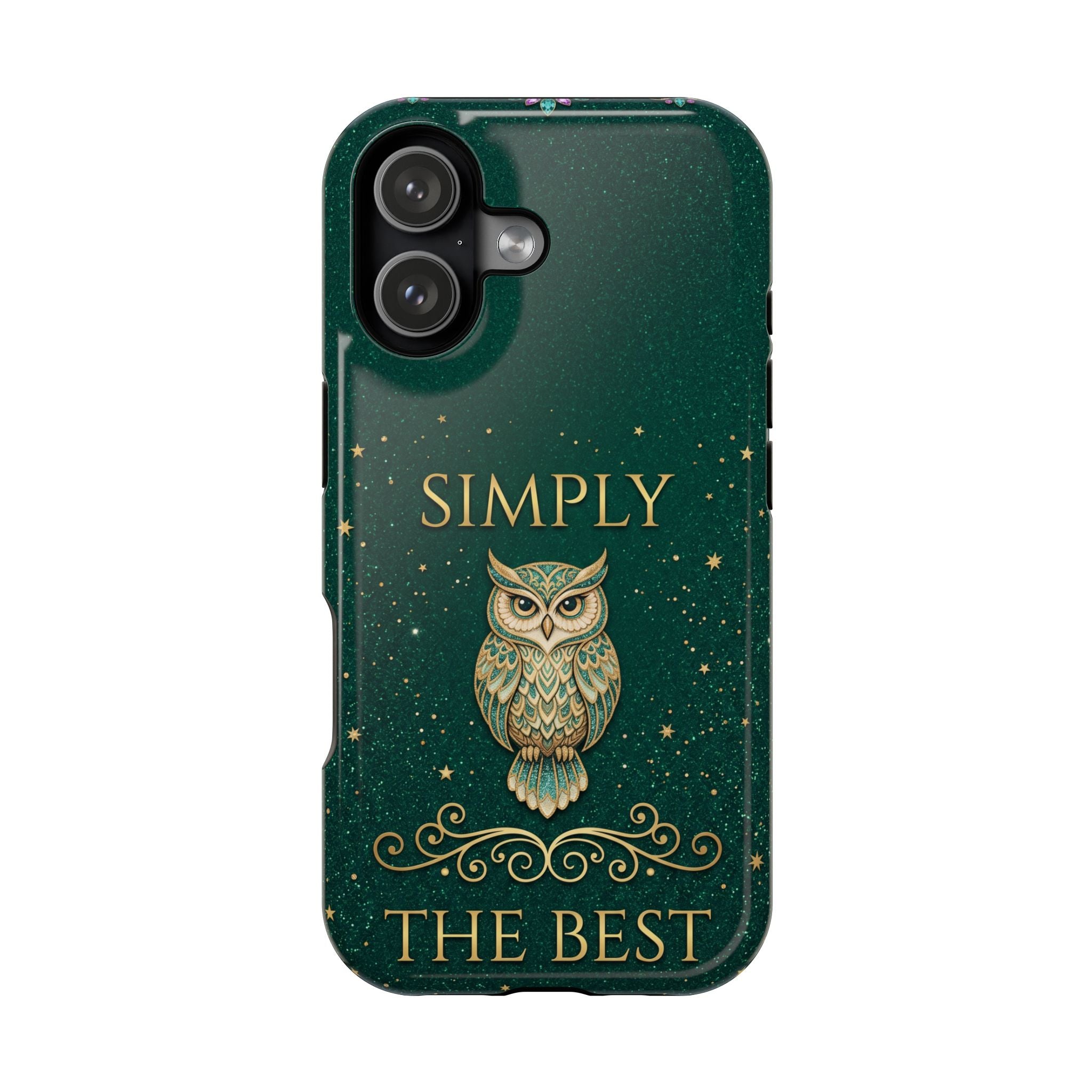 Simply The Best Wise Owl Phone Case — Wireless Charging Cover