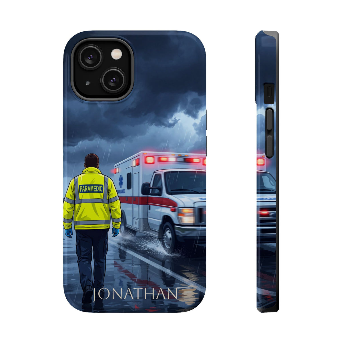 Personalized EMS Storm Phone Case — Wireless Charging Cover