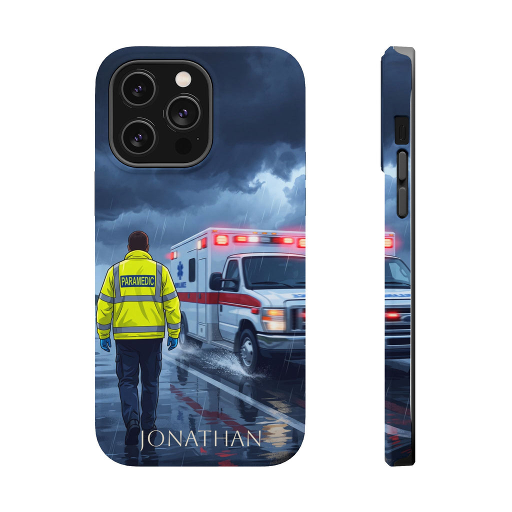 Personalized EMS Storm Phone Case — Wireless Charging Cover