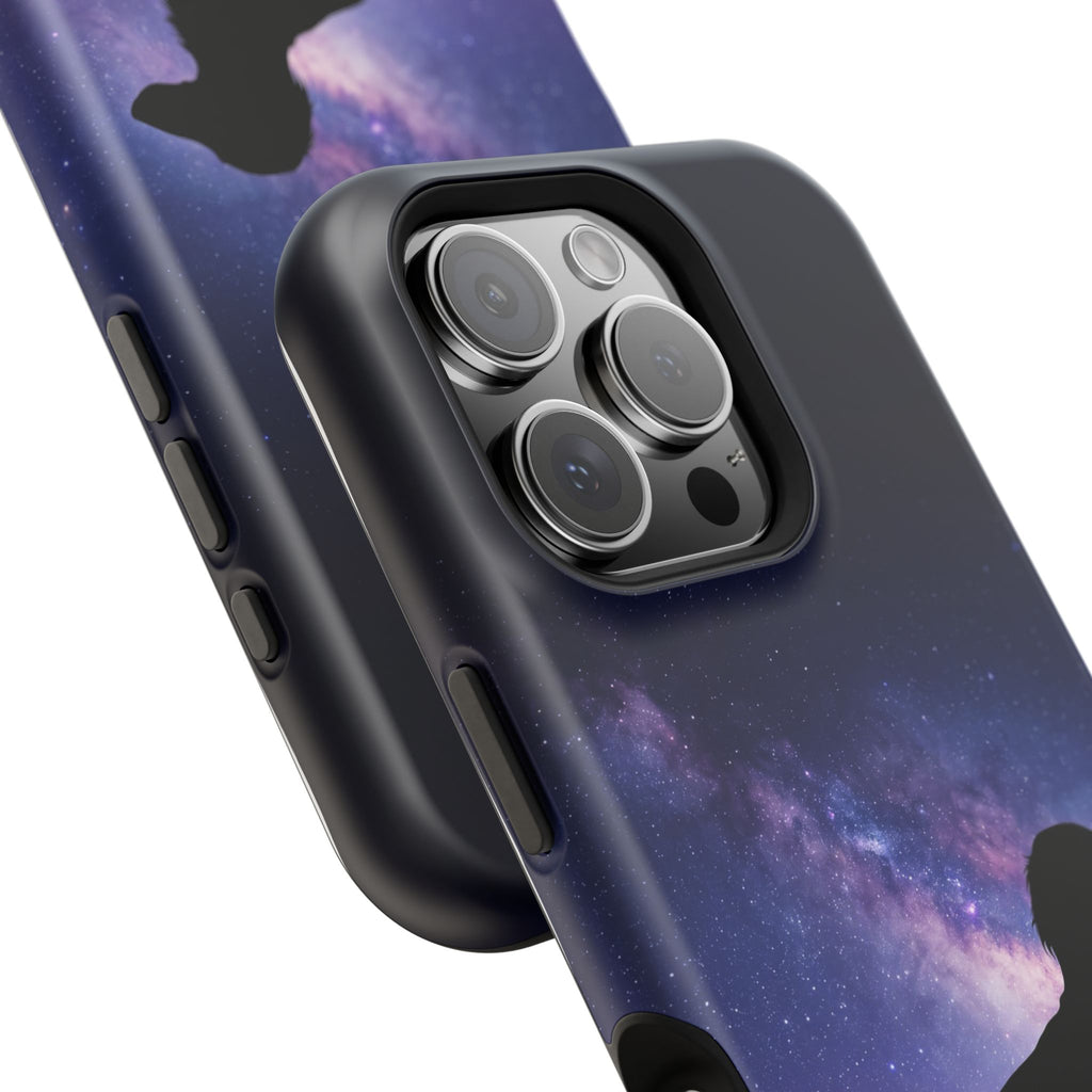 Personalized Dachshund Starry Night Phone Case — Wireless Charging Cover