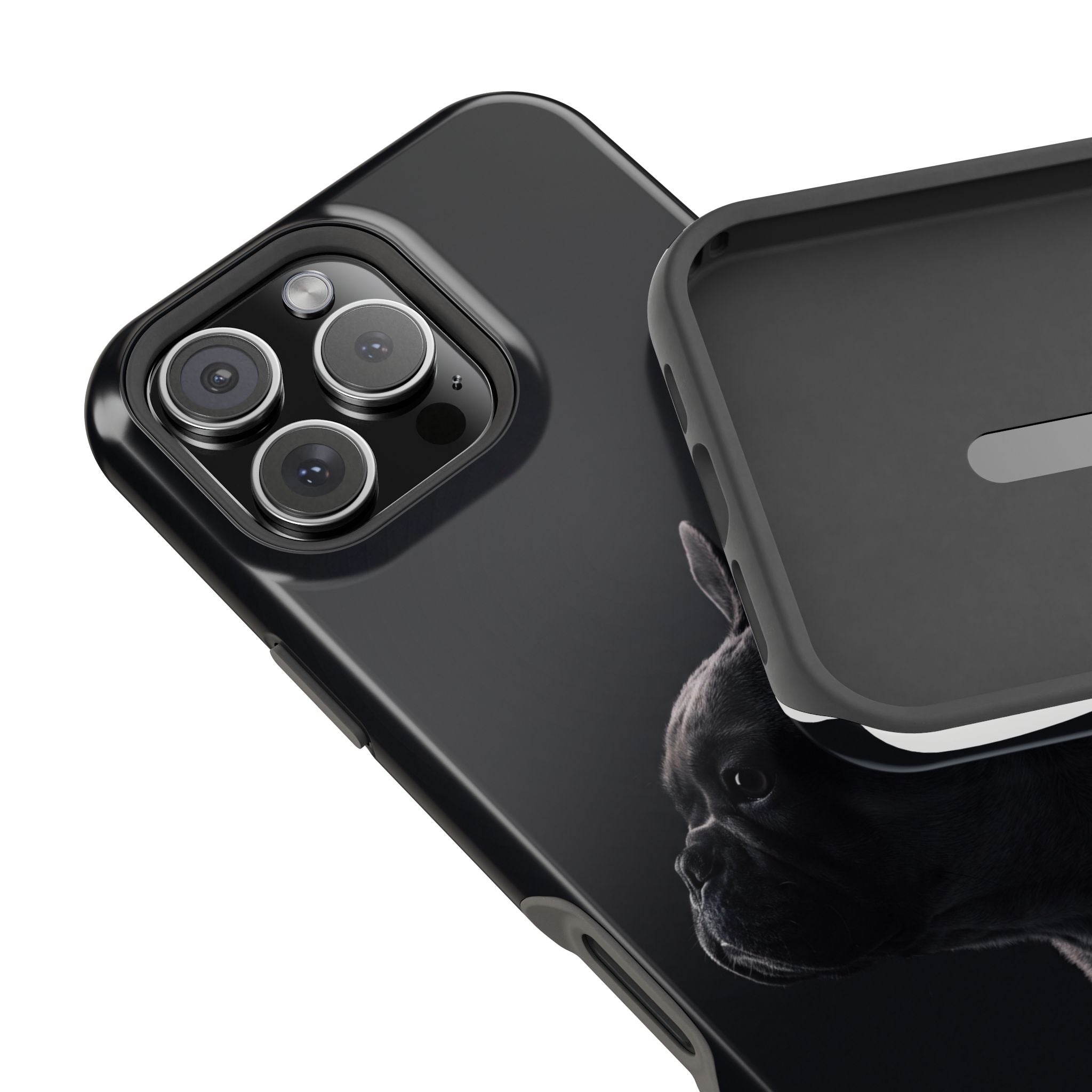 French Bulldog Phone Case — Impact-Resistant Wireless Charging Cover