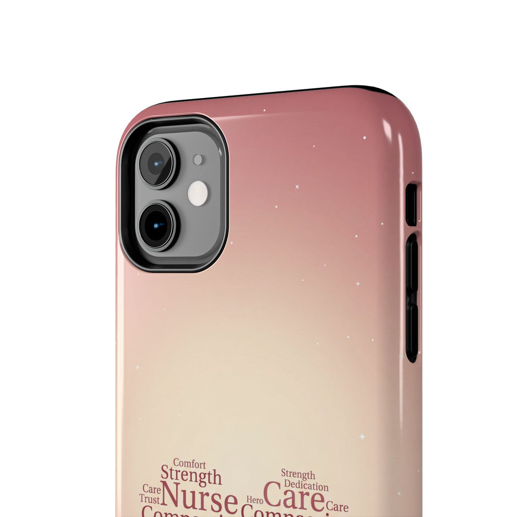 Nurse Heart Word Cloud Phone Case | iPhone & Samsung Galaxy series