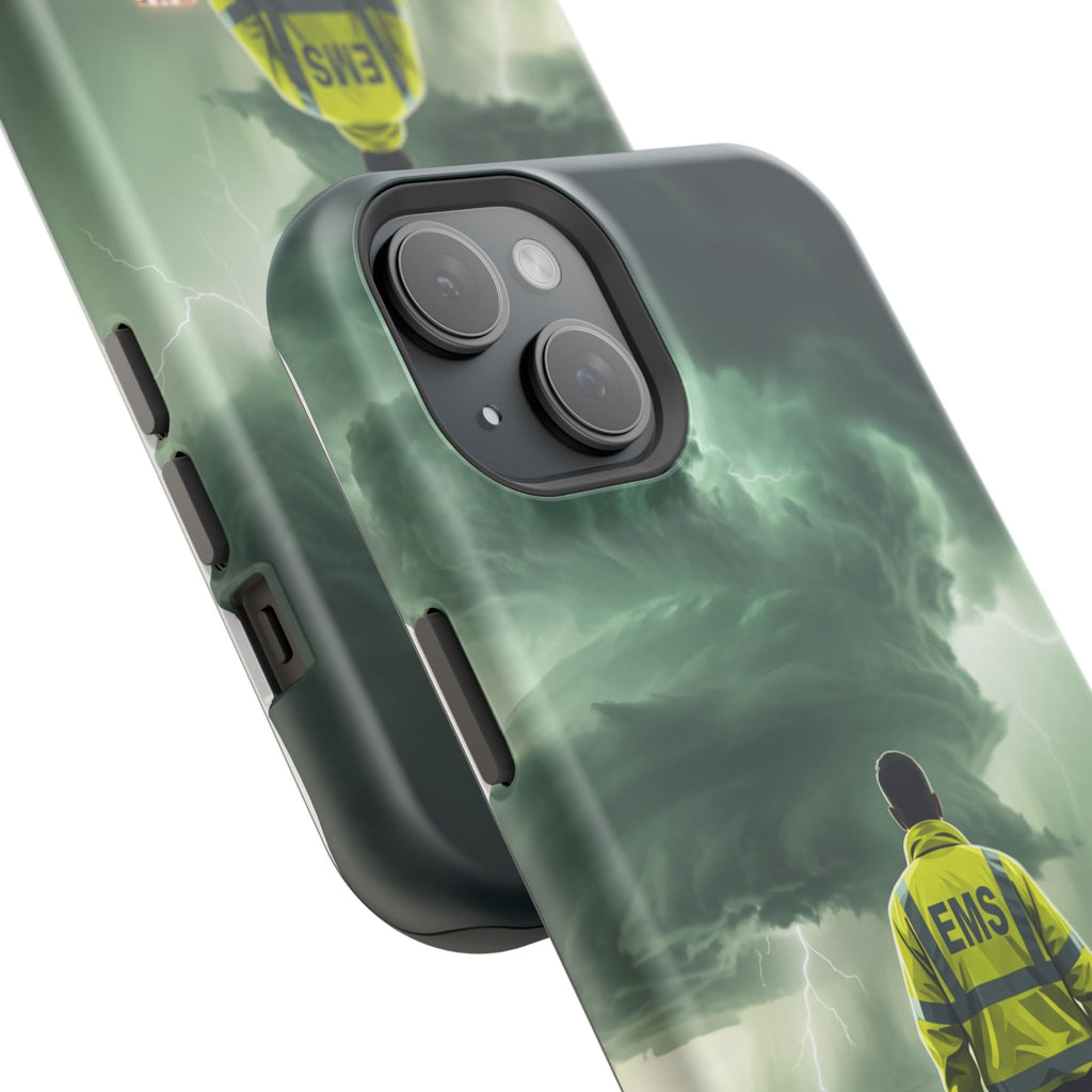 EMS Green Storm Phone Case — Magnetic Wireless Charging Cover