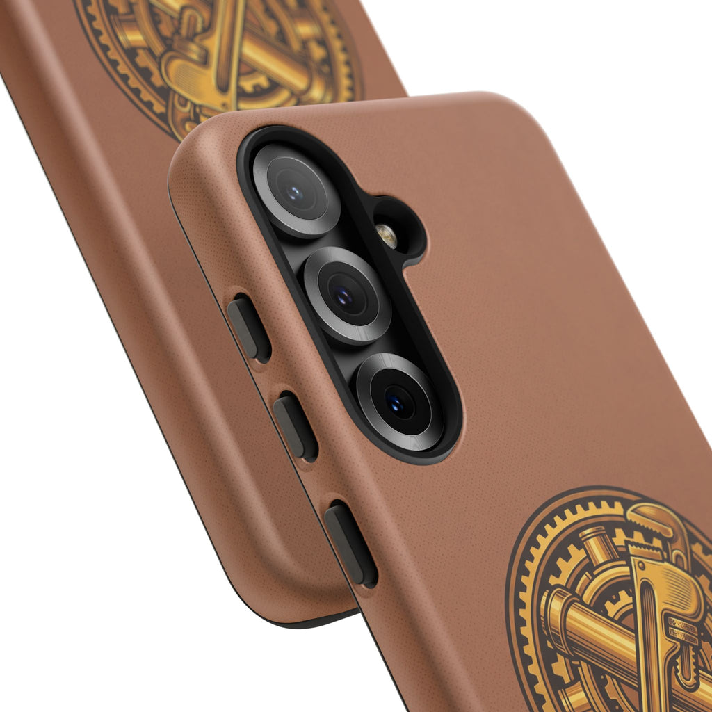 Plumber Born to Build Leather Phone Case - Samsung & iPhone Series