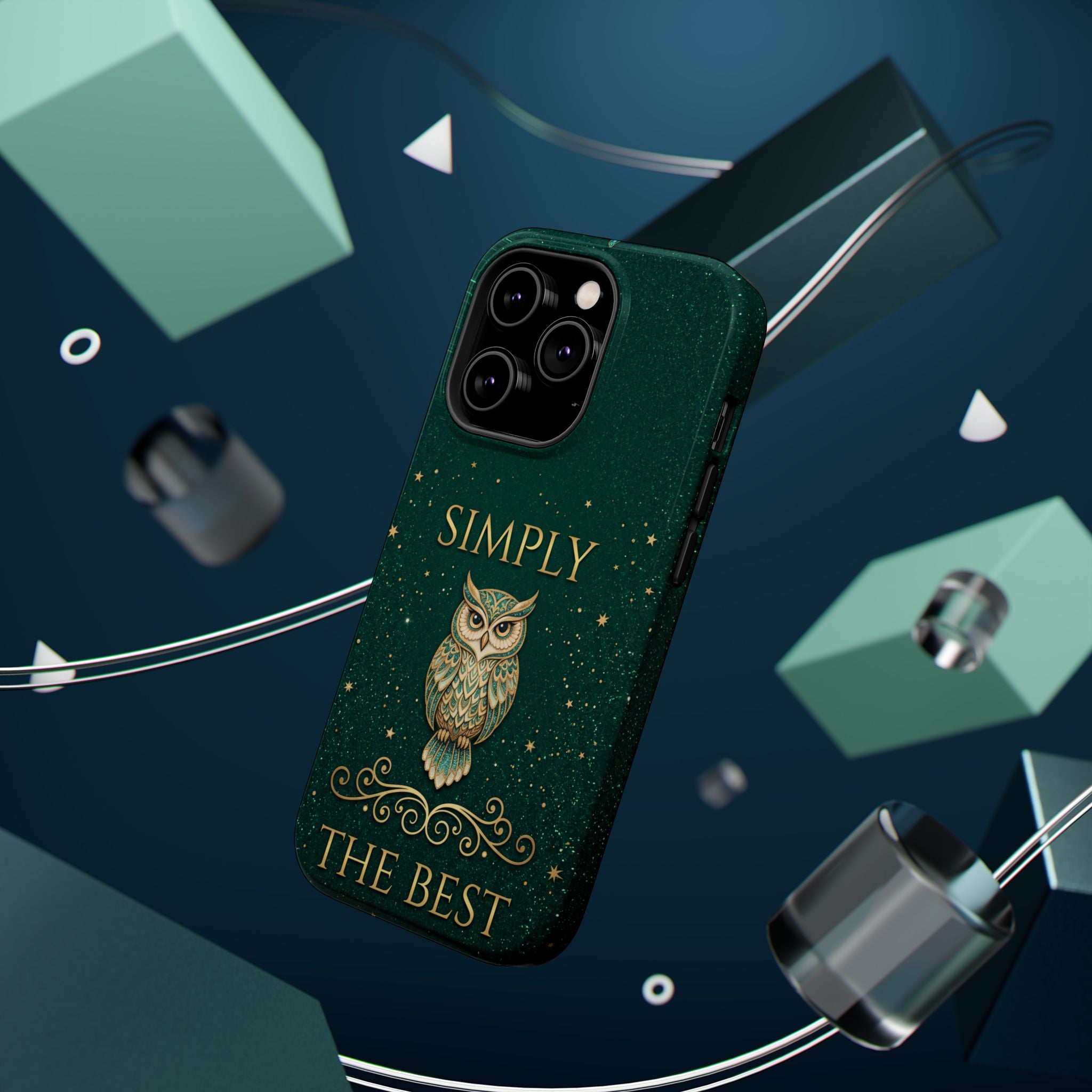 Simply The Best Wise Owl Phone Case — Wireless Charging Cover